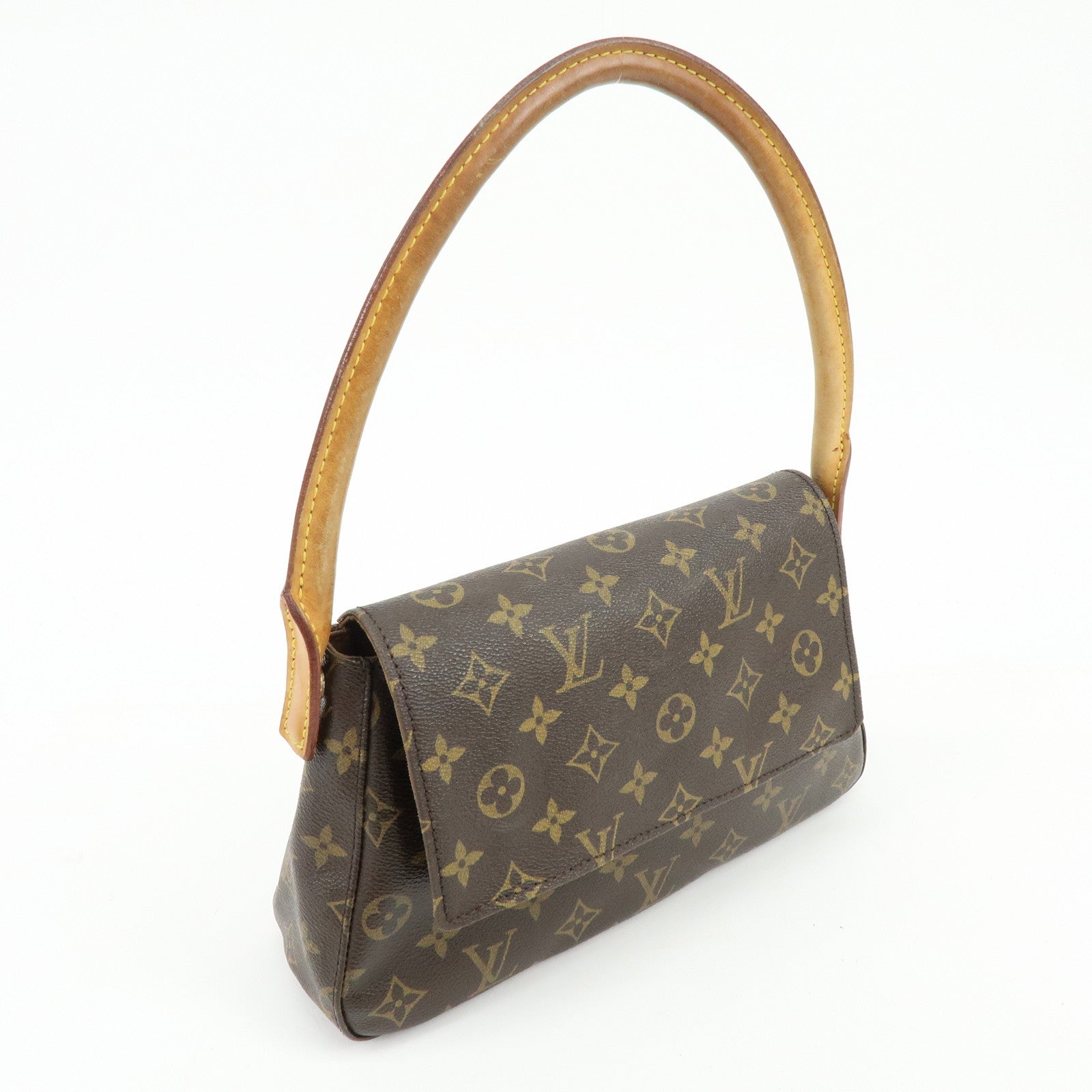Louis Vuitton Monogram Canvas Mini Looping Shoulder Bag Hand Bag M51147