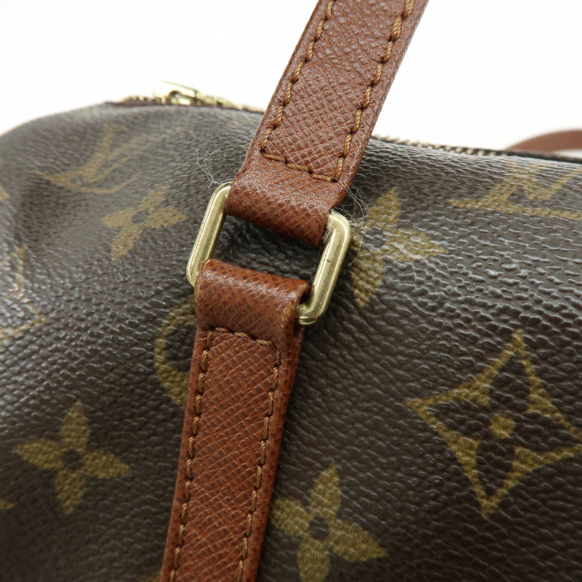 Louis Vuitton Monogram Papillon 30 Hand Bag Brown M51365
