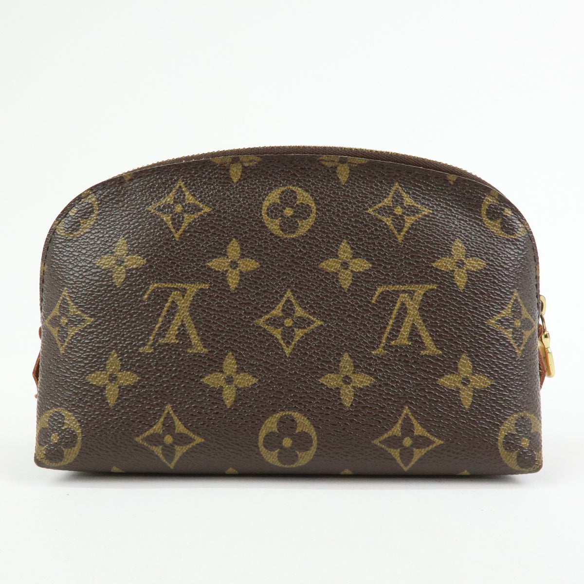 Louis Vuitton Monogram Pochette Cosmetic PM Pouch Brown M47515