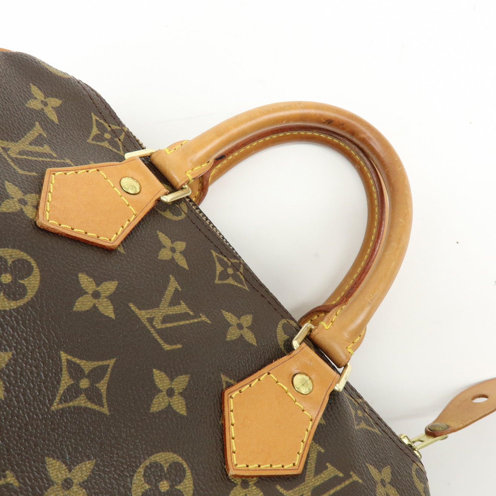 Louis Vuitton Monogram Speedy 25 Boston Bag Hand Bag Brown M41528