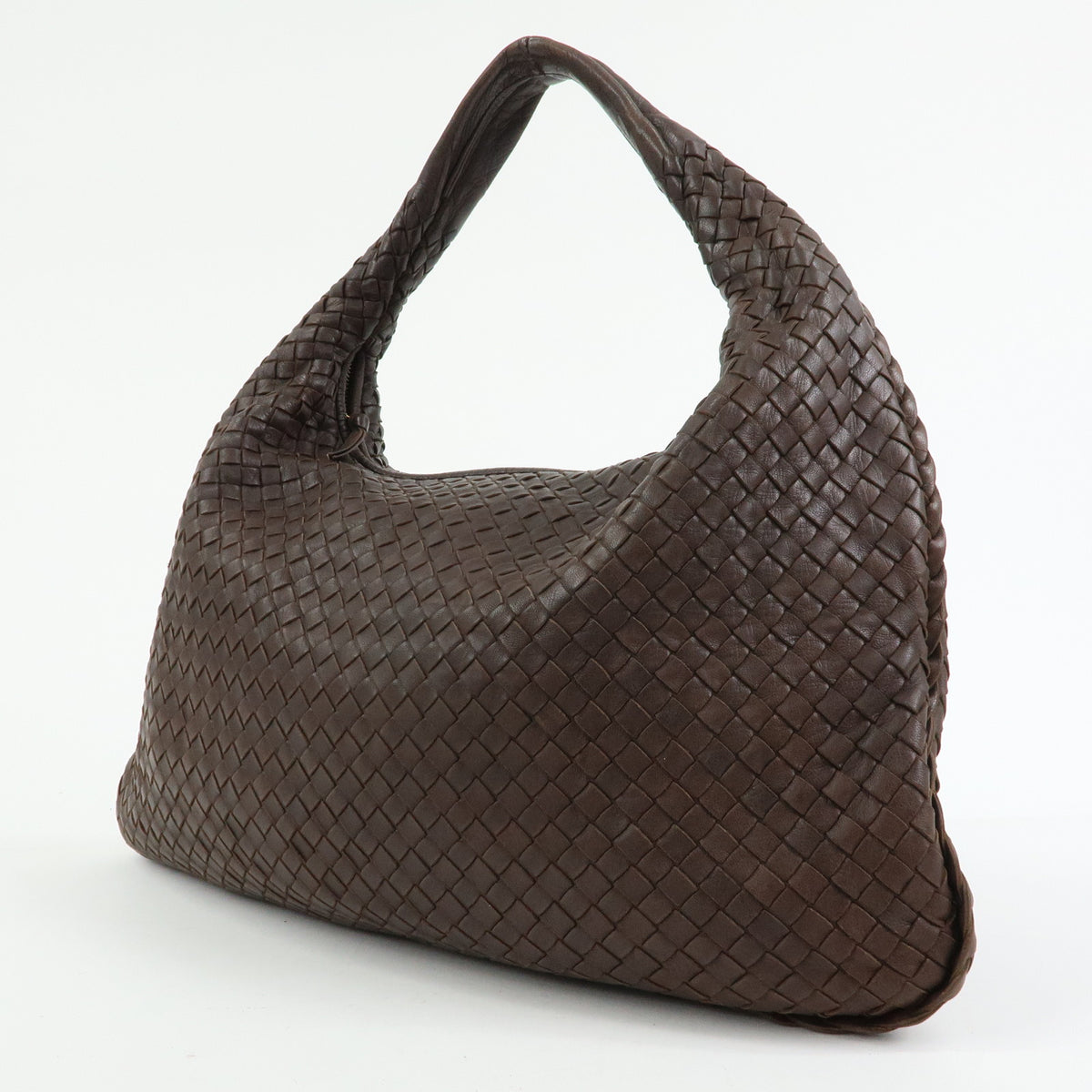 BOTTEGA VENETA Hobo Intrecciato Leather Shoulder Bag Hand Bag 115654