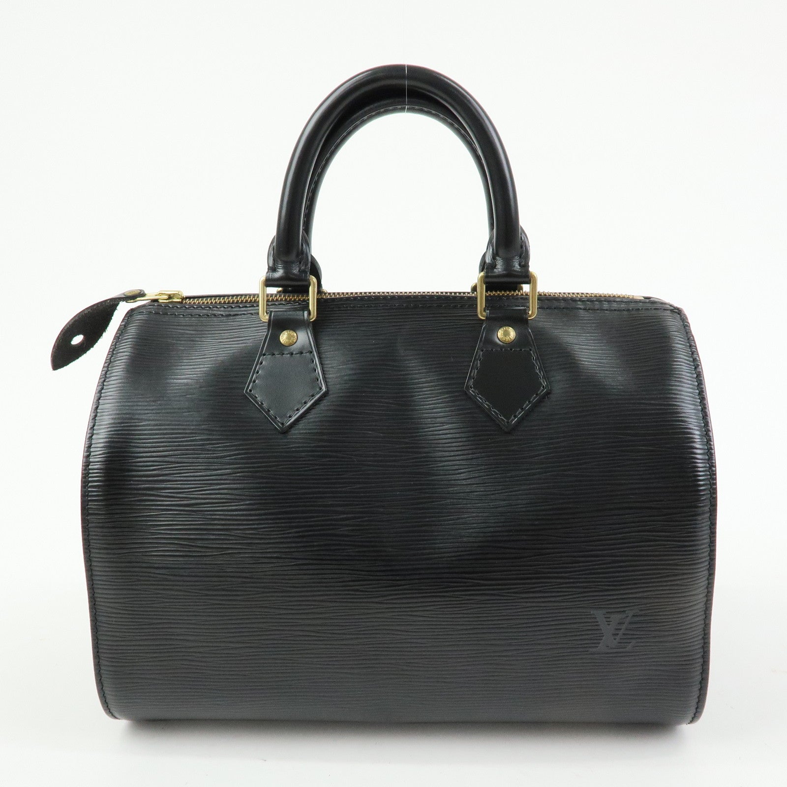 Louis Vuitton Epi Speedy 25 Boston Bag Hand Bag Noir Black M43012