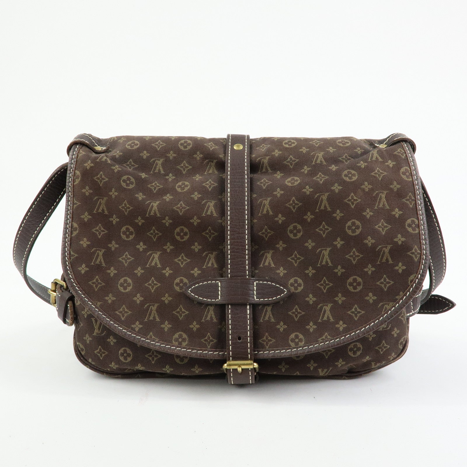 Louis Vuitton Monogram Mini Lin Saumur Shoulder Bag M95277