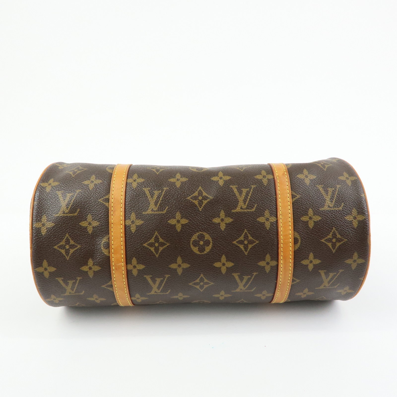 Louis Vuitton Monogram Papillon 30 Hand Bag Brown M51385