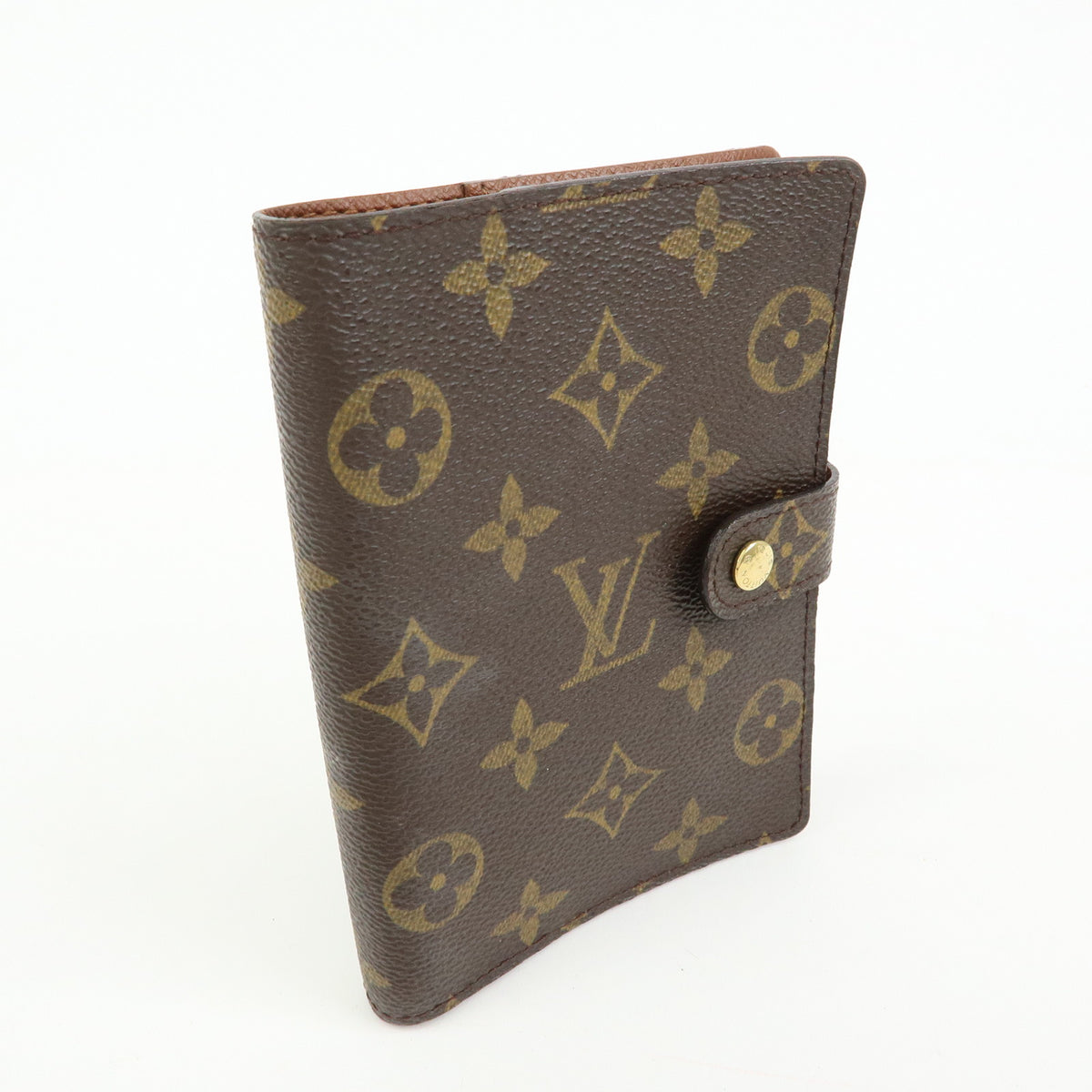 Louis Vuitton Monogram Agenda PM Planner Cover Brown R20005