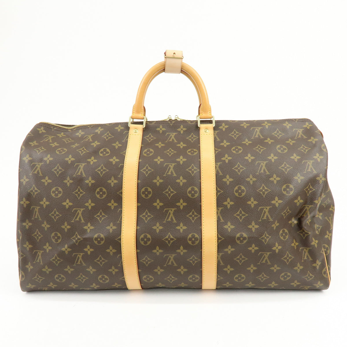Louis Vuitton Monogram Keep All 55 Boston Bag Brown M41424