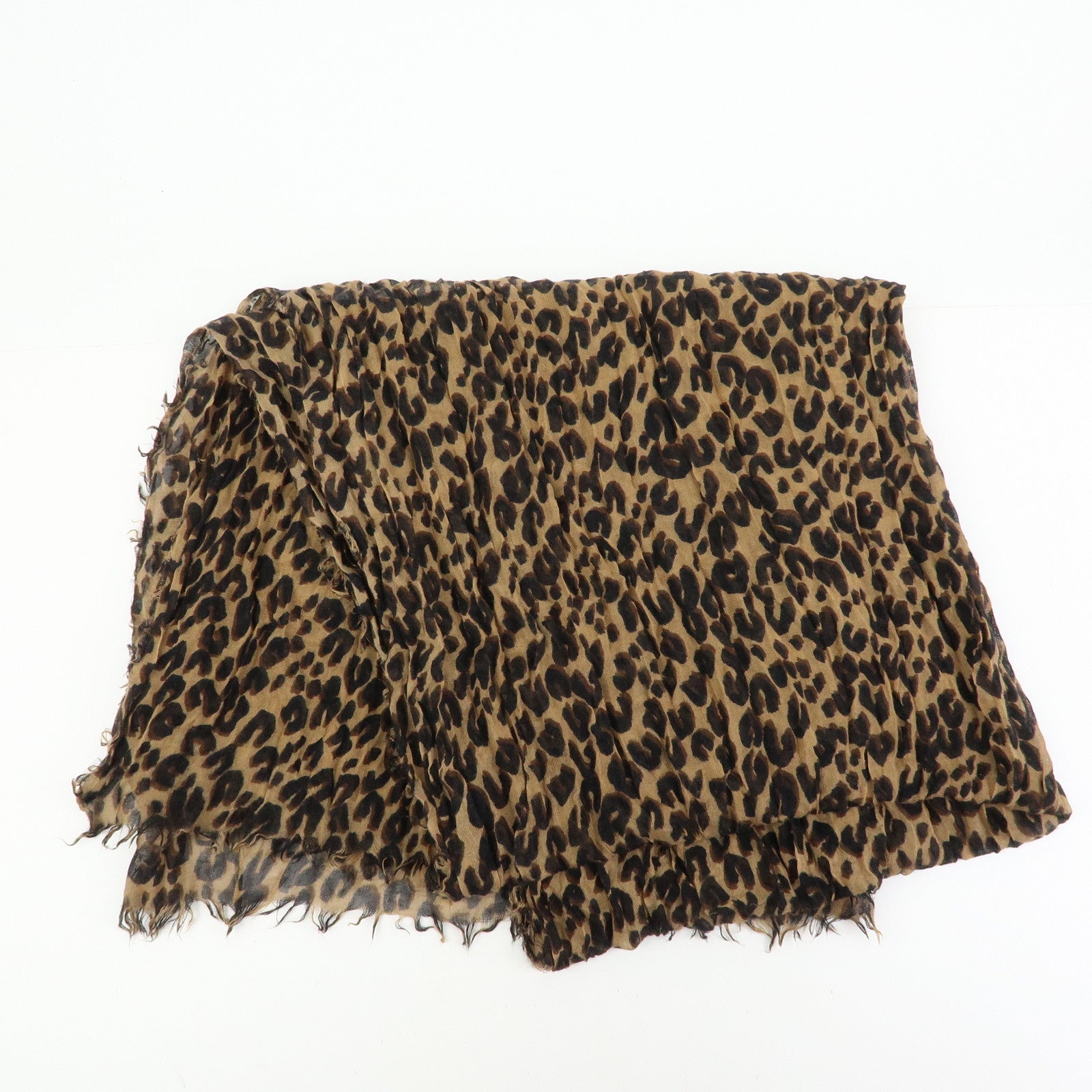 Louis Vuitton Etole Cashmere Silk Scarf Leopard Brown M72215