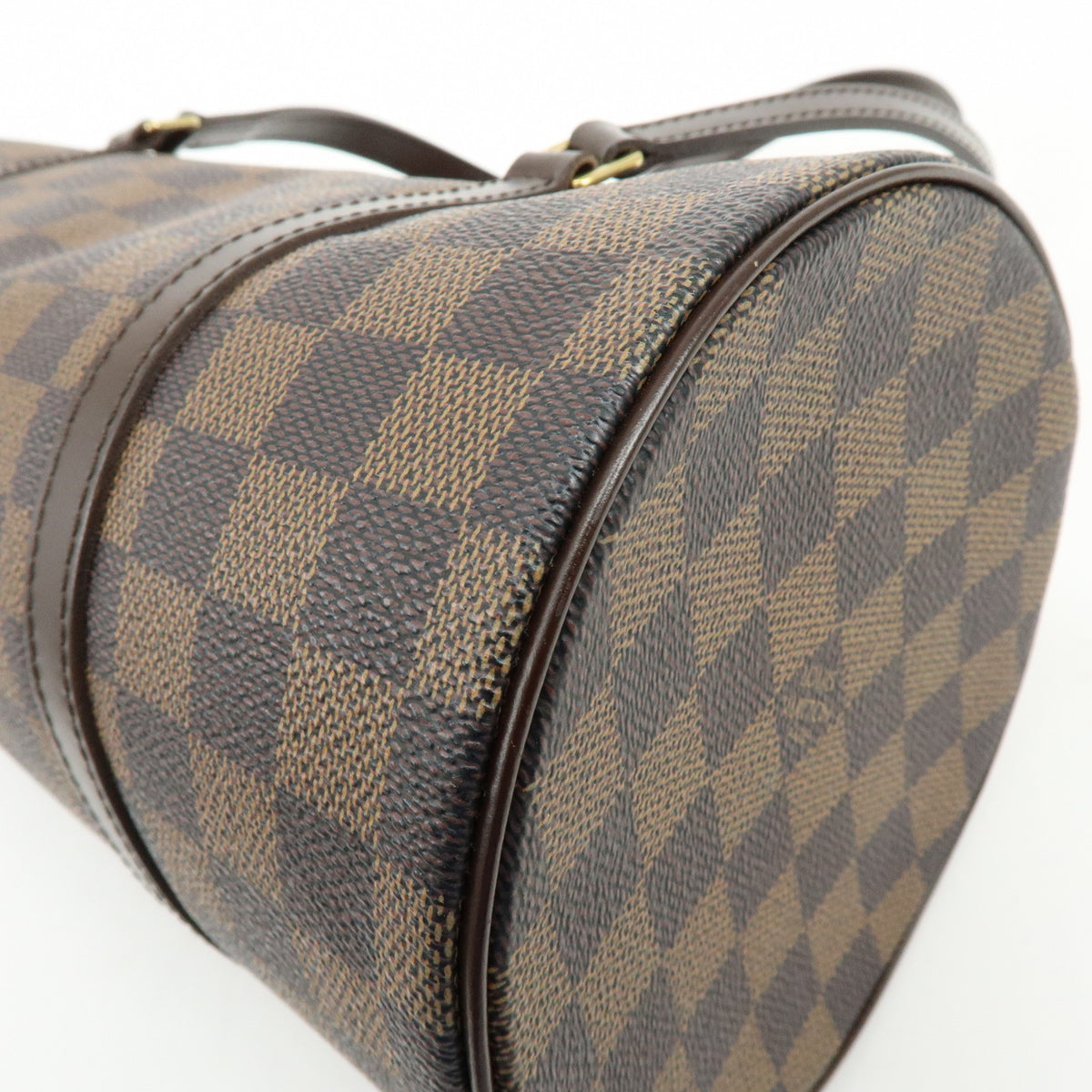Louis Vuitton Damier Ebene Papillon 30 Hand Bag & Pouch Brown N51303