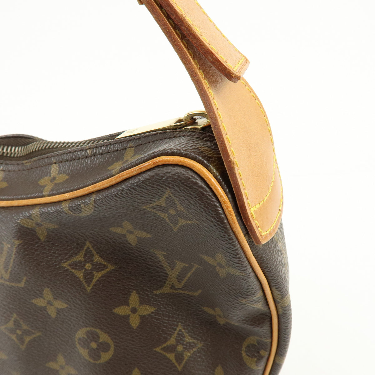 Louis Vuitton Monogram Croissant MM Shoulder Bag Brown M51512
