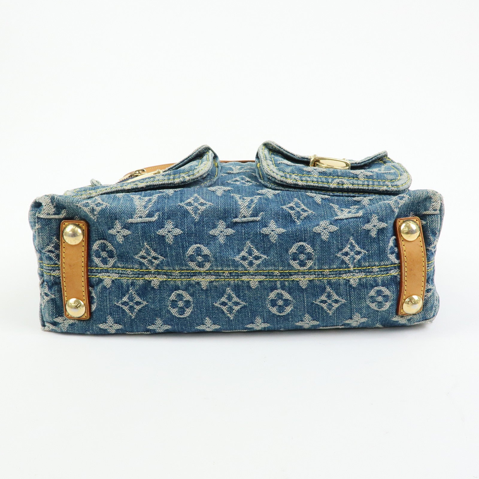 Louis Vuitton Monogram Denim Baggy PM 2Way Bag Shoulder Bag M95049