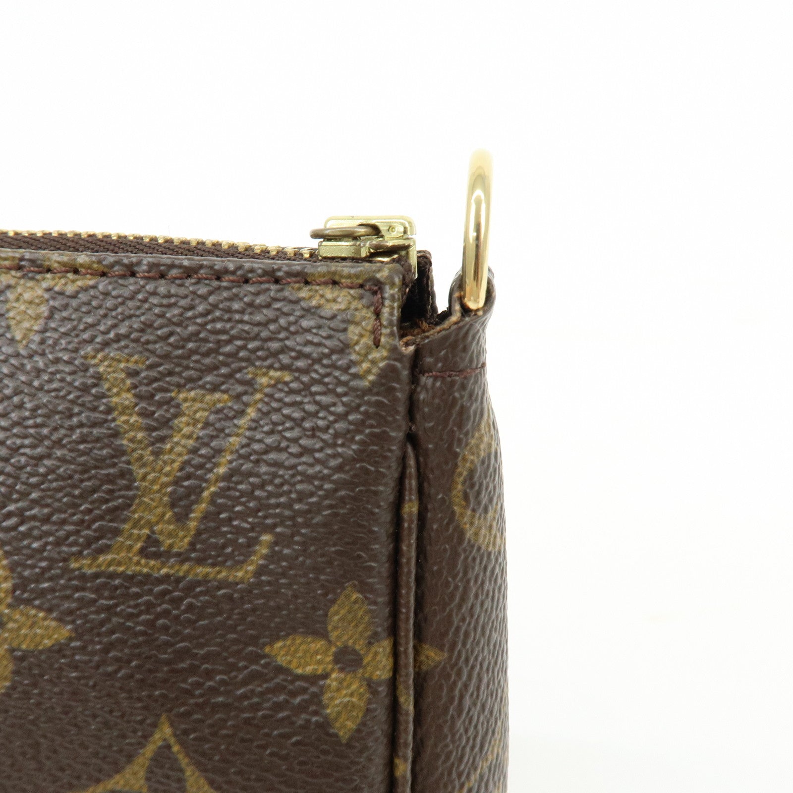 Louis Vuitton Monogram Pochette Accessoires Pouch with Strap Set M51980
