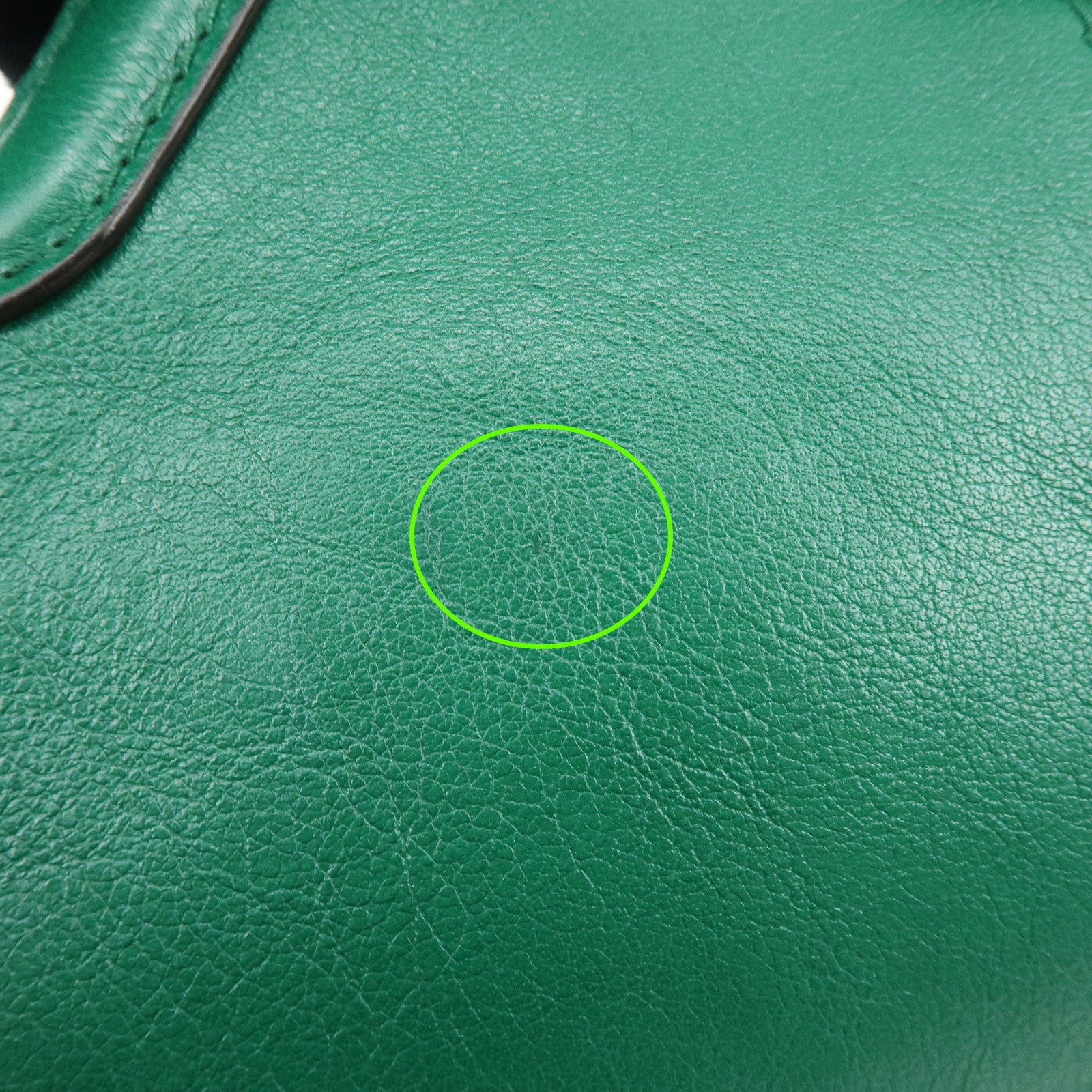 GUCCI Animalier Double G Small Cat Head Shoulder Bag Green 524620