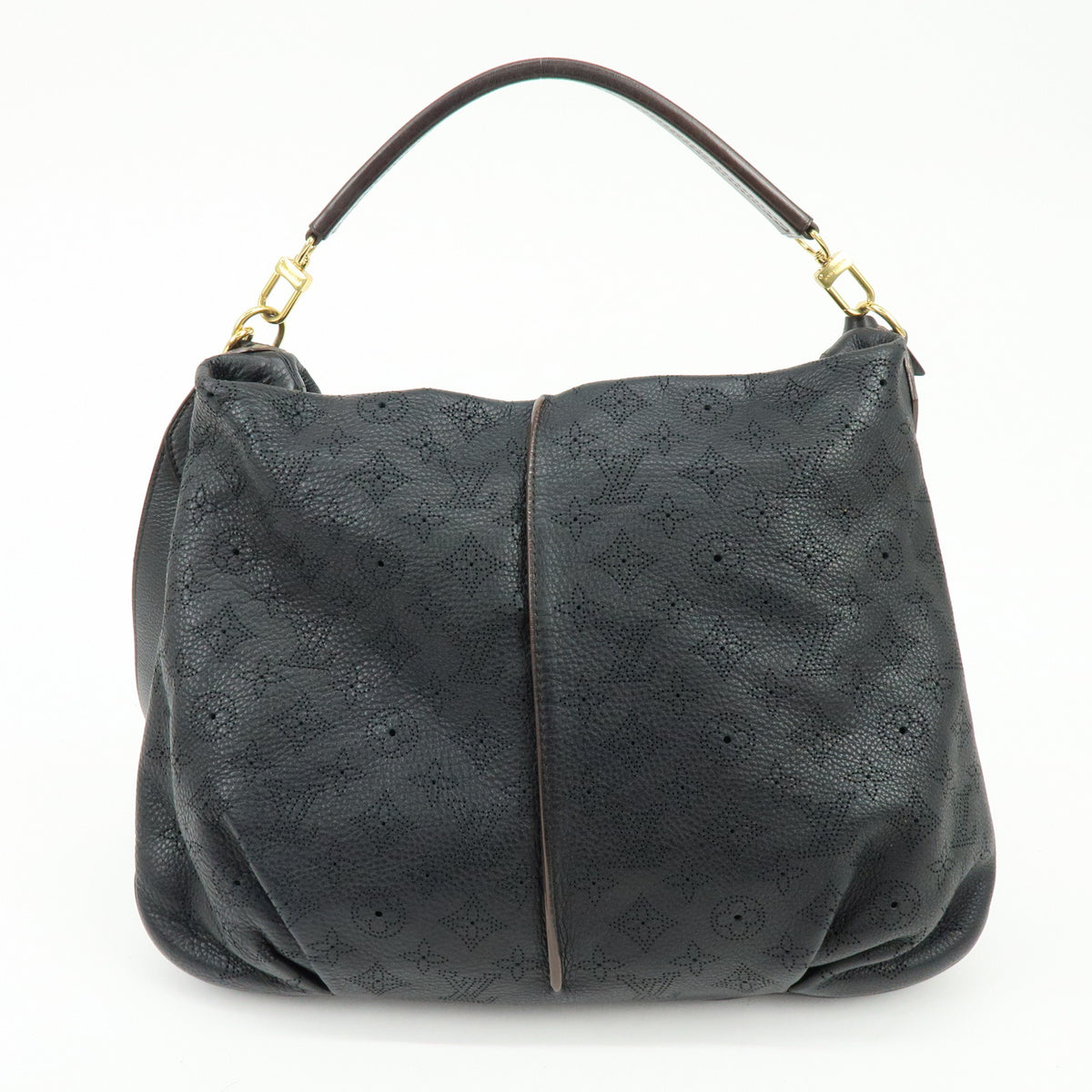 Louis Vuitton Monogram Mahina Selene MM 2Way Hand Bag Noir M93987