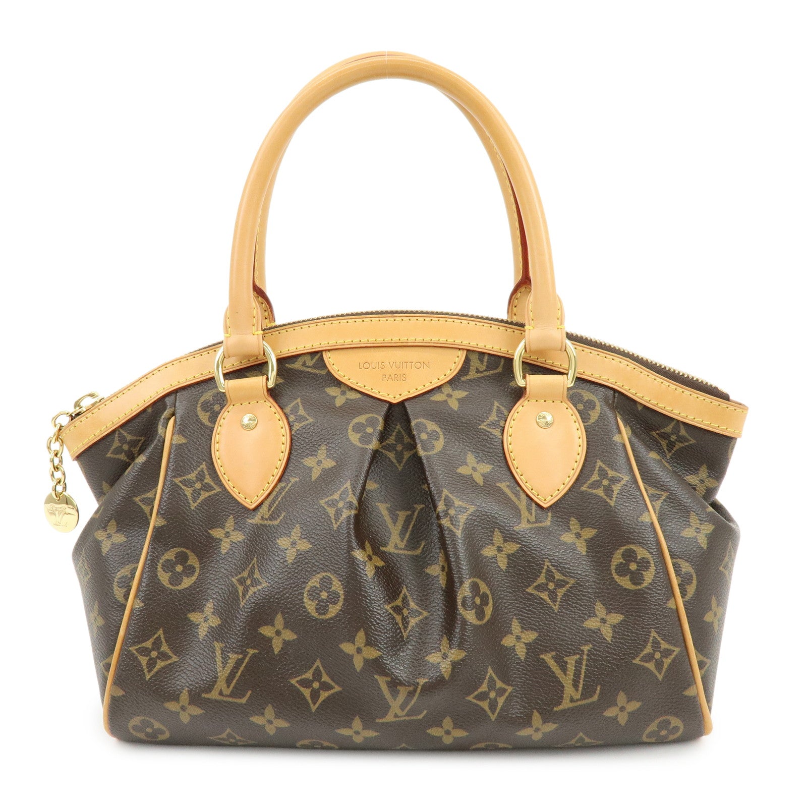 Louis Vuitton Monogram Canvas Tivoli PM Hand Bag Brown M40143