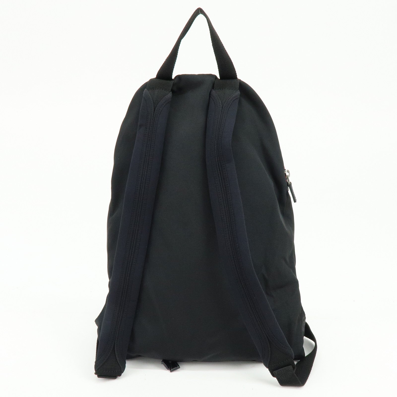 GUCCI Sherry Canvas Leather Backpack Rucksack Black 122349