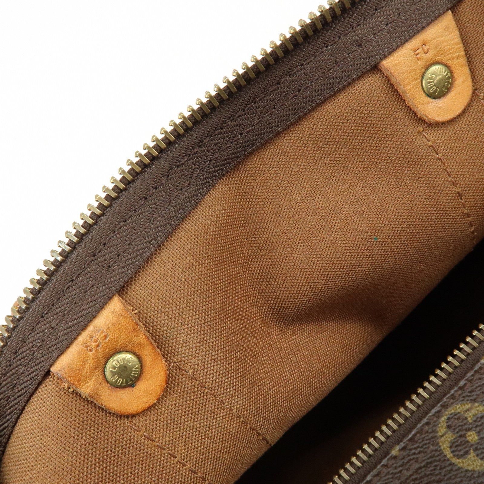 Louis Vuitton Monogram Keep All 45 Boston Bag Brown M41428
