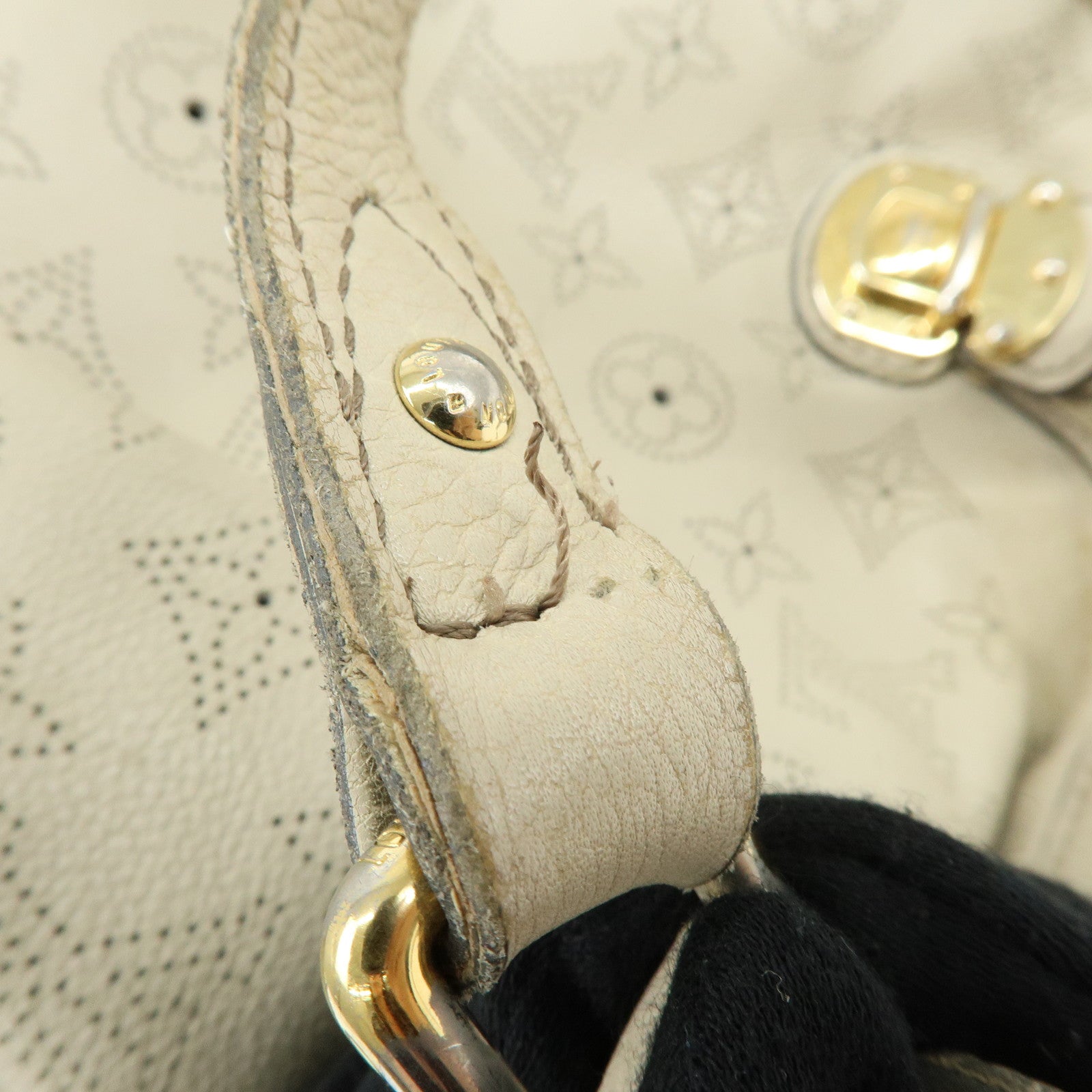 Louis Vuitton Monogram Mahina XS Shoulder Bag Gris Greige M95768