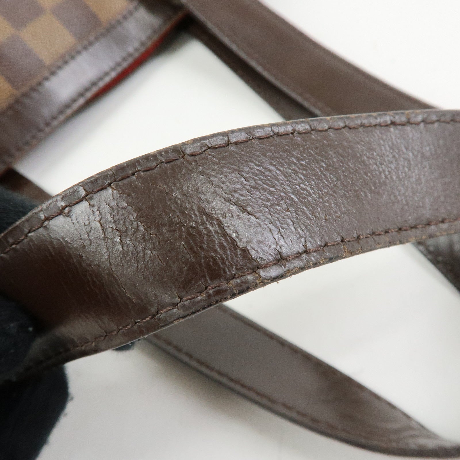 Louis Vuitton Damier Ebene Hampstead PM Hand Bag Tote Bag N51205