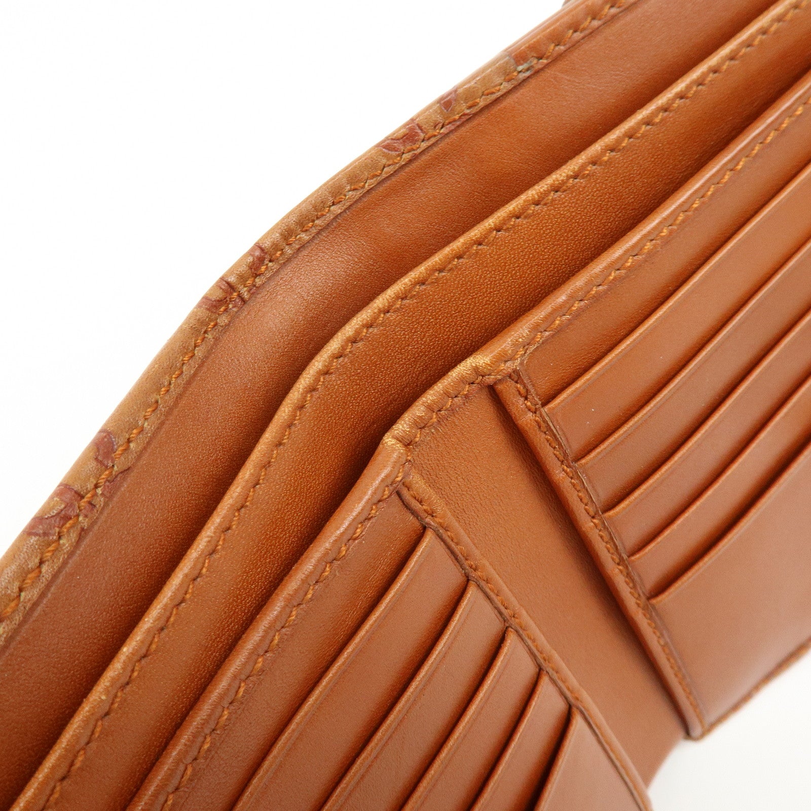 GUCCI New Jackie Guccissima Leather Compact Wallet Brown 141435