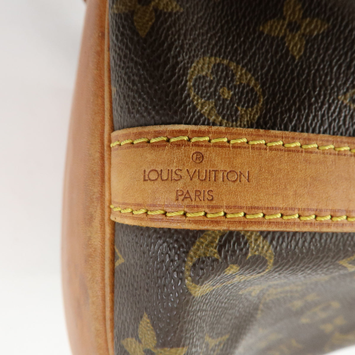 Louis Vuitton Monogram Petit Noe Shoulder Bag Brown M42226