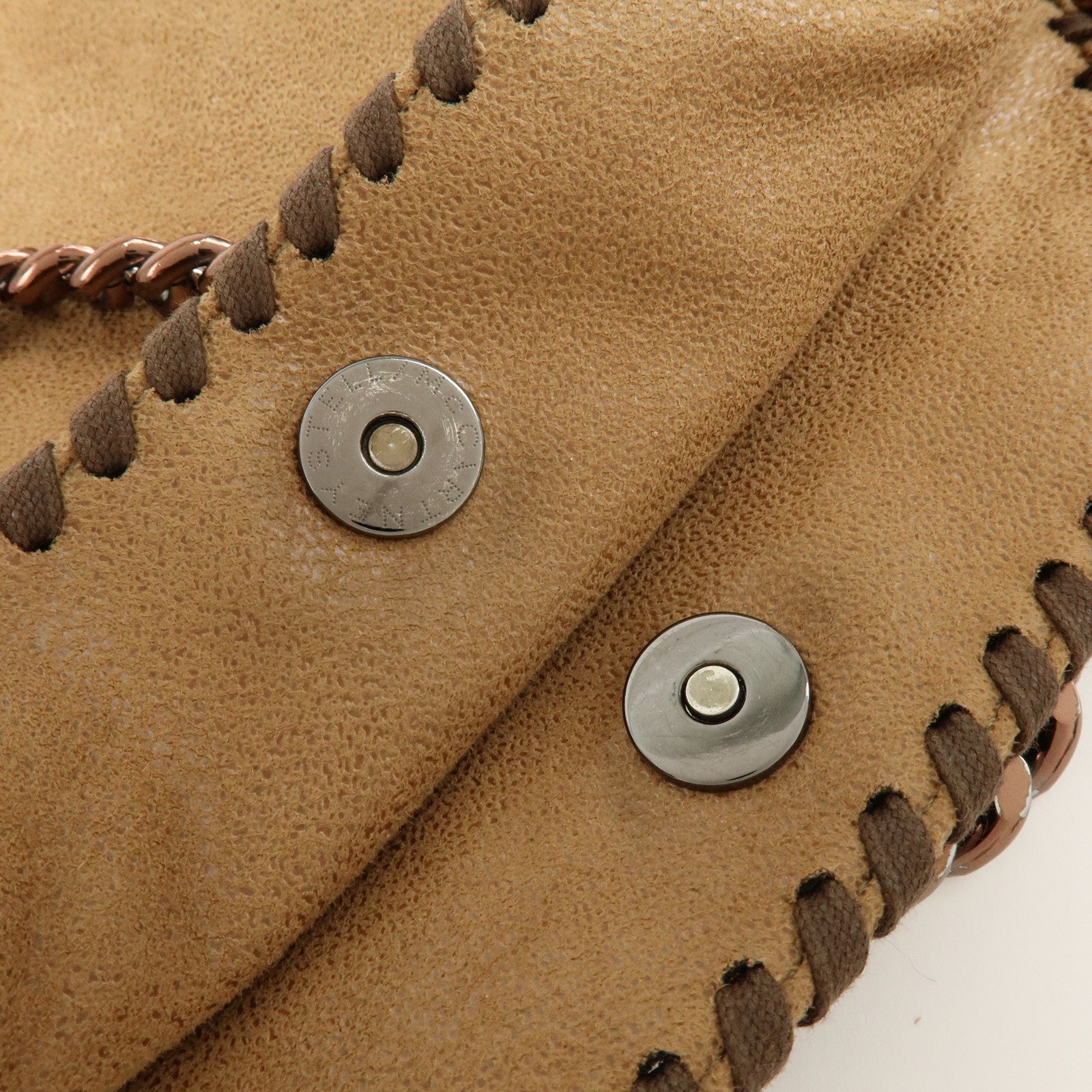 STELLA MCCARTNEY Falabella Faux Leather 2Way Bag Brown 371223