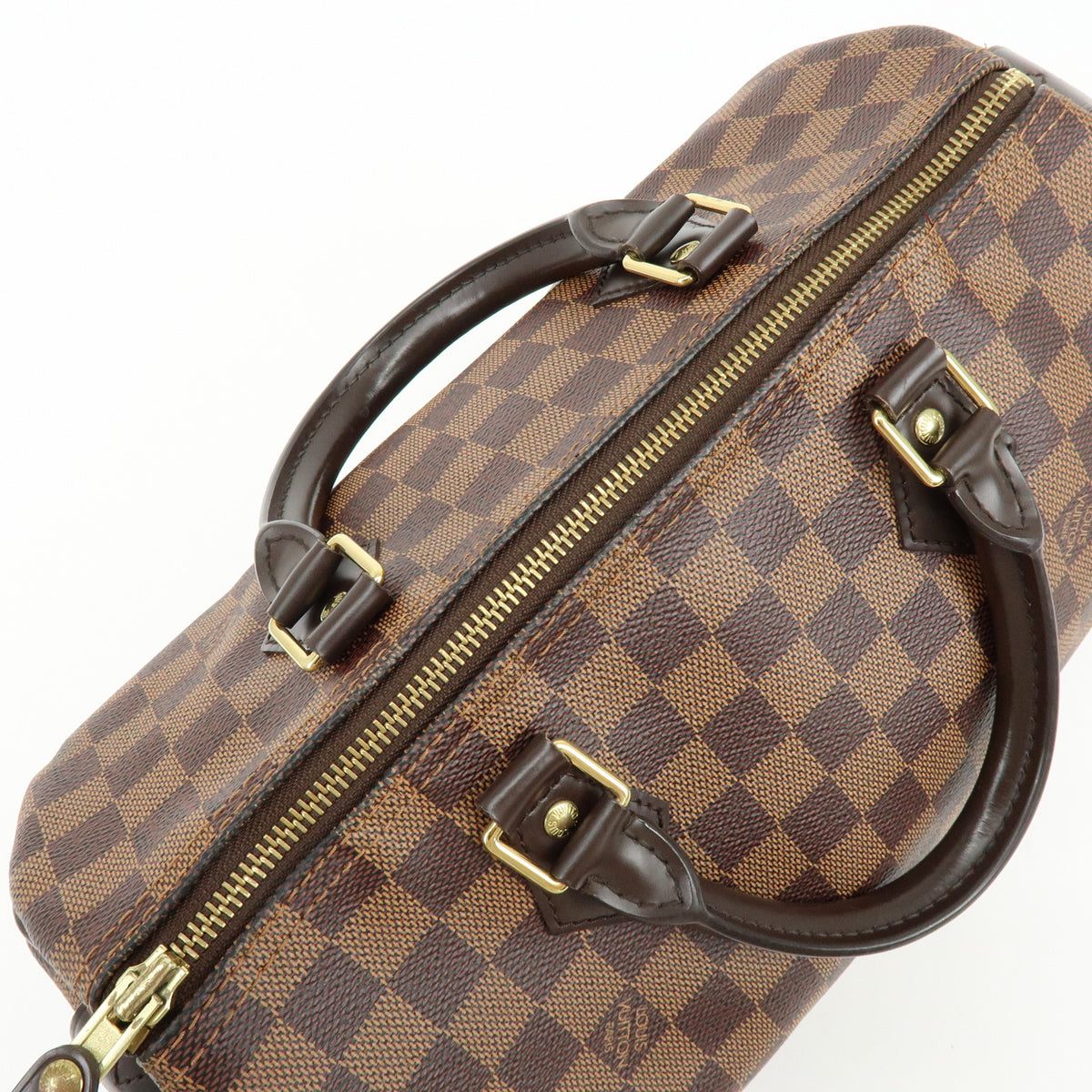 Louis Vuitton Damier Speedy 30 Boston Bag Hand Bag Brown N41531