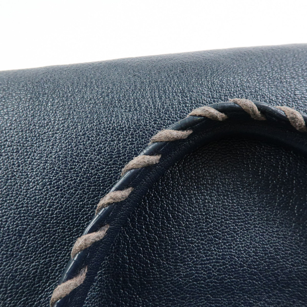 BALENCIAGA Classic Metallic Edge City Leather 2Way Bag Navy 390154