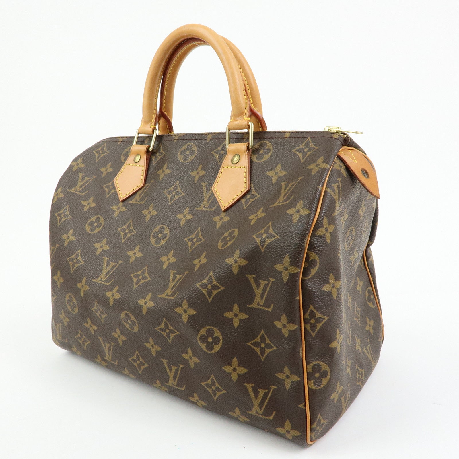 Louis Vuitton Monogram Speedy 30 Boston Bag Hand Bag Brown M41526