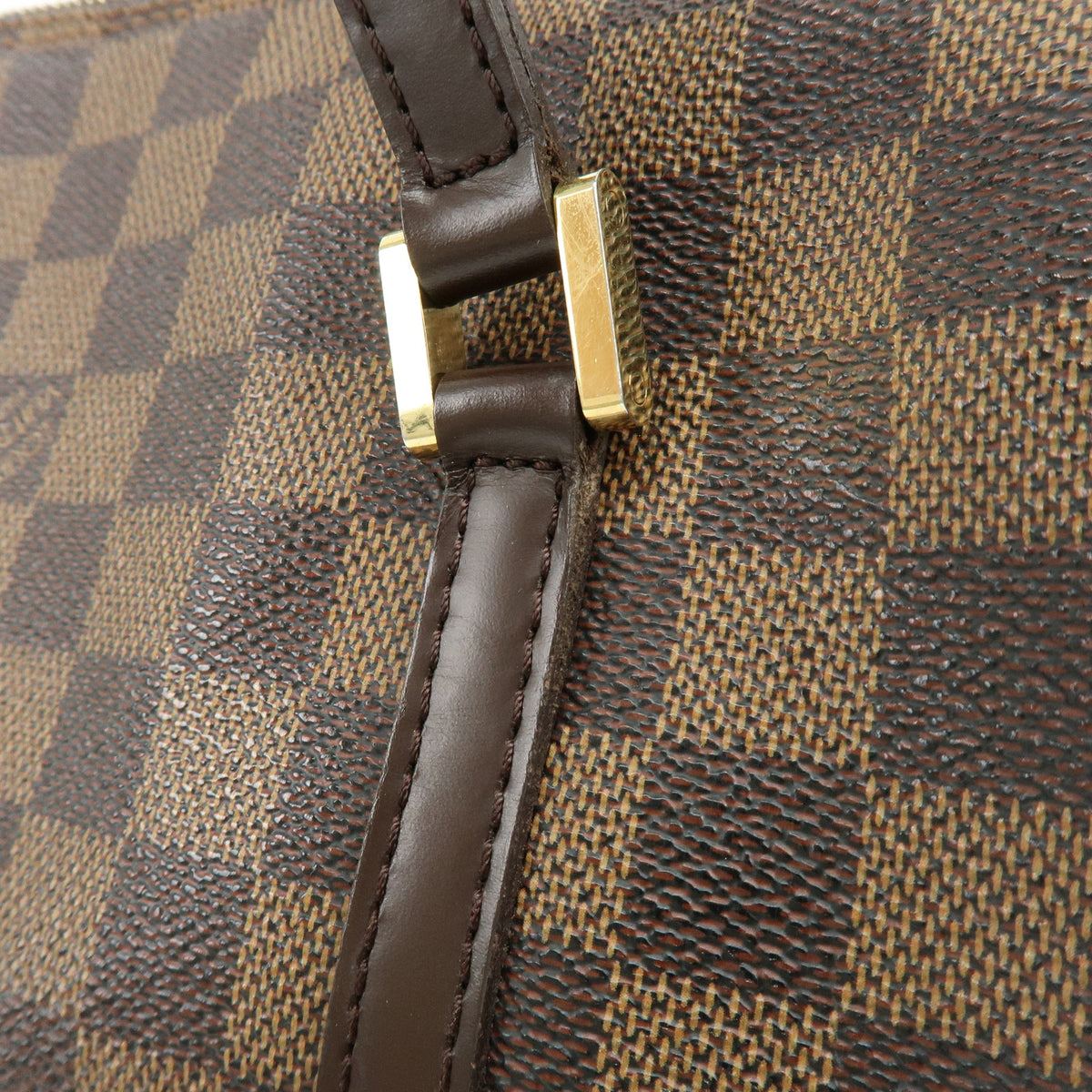 Louis Vuitton Damier Ebene Papillon 30 Hand Bag Brown N51303