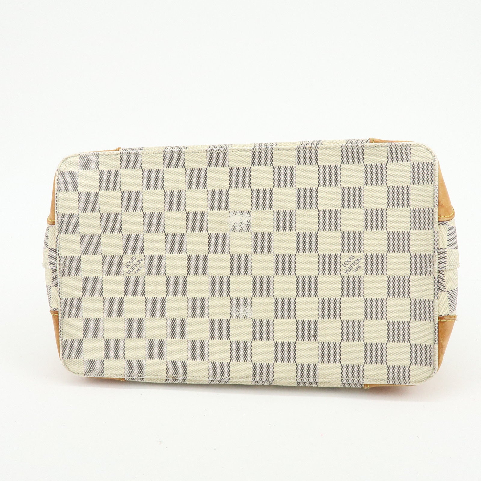 Louis Vuitton Damier Azur Hampstead PM Hand Bag Ivory N51207