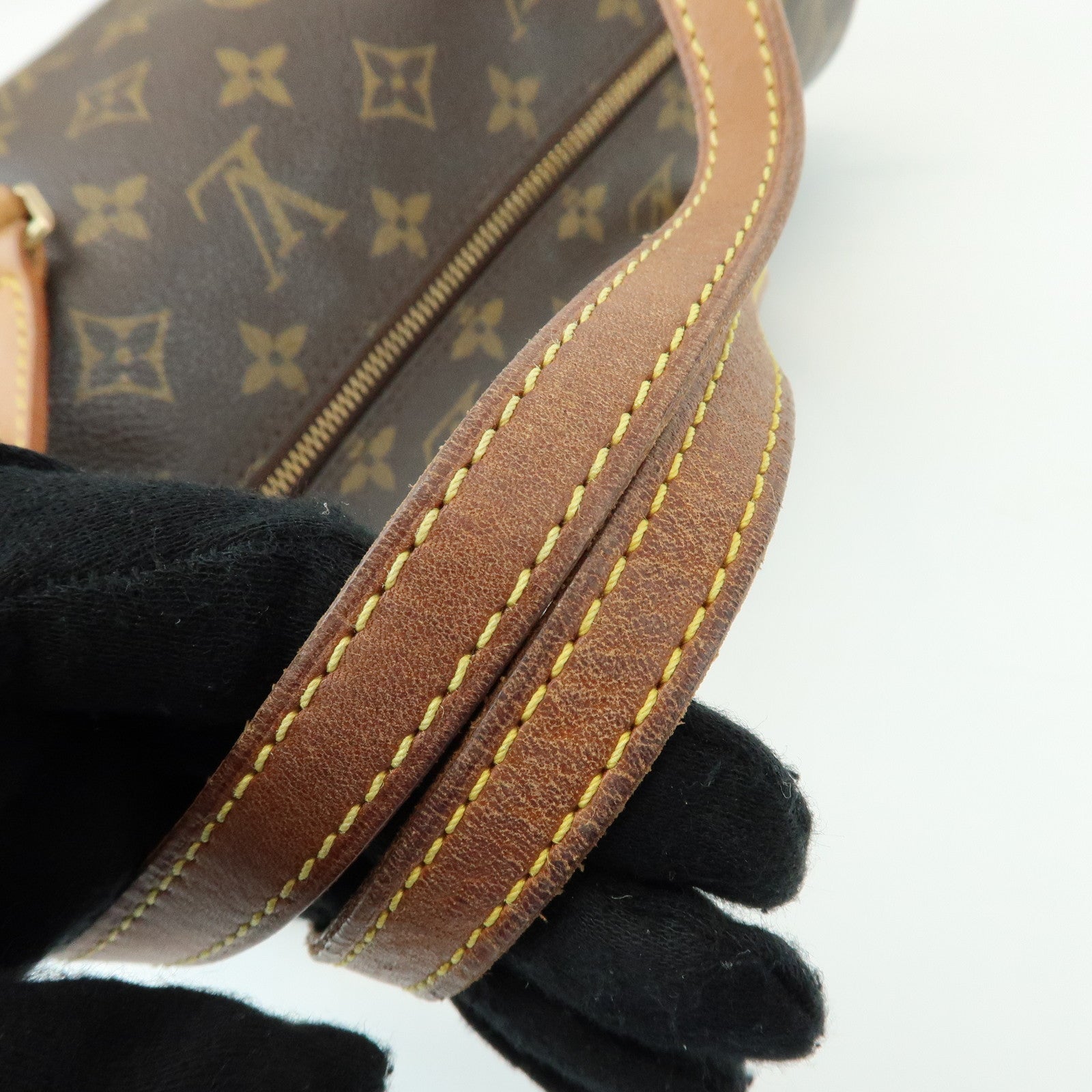 Louis Vuitton Monogram Canvas Leather Papillon 30 Brown M51385