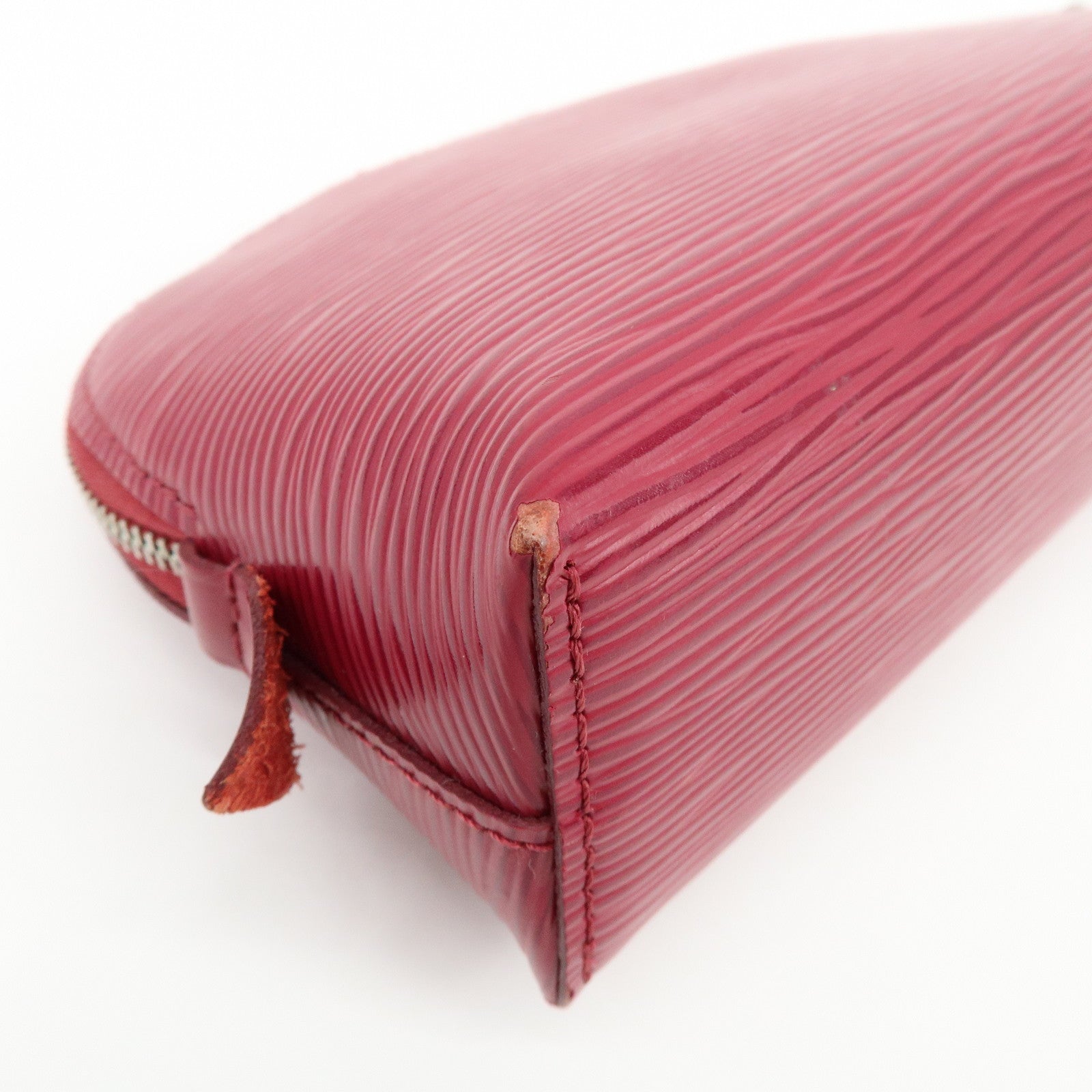 Louis Vuitton Epi Pochette Cosmetic Pouch Fuchsia Pink M40641