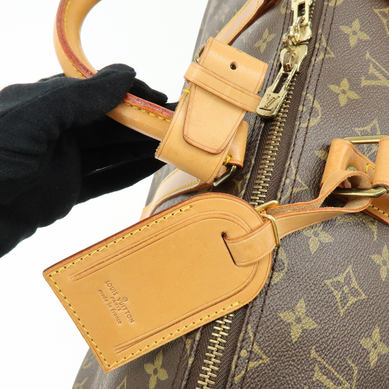 Louis Vuitton Monogram Keep All 55 Boston Bag Brown M41424