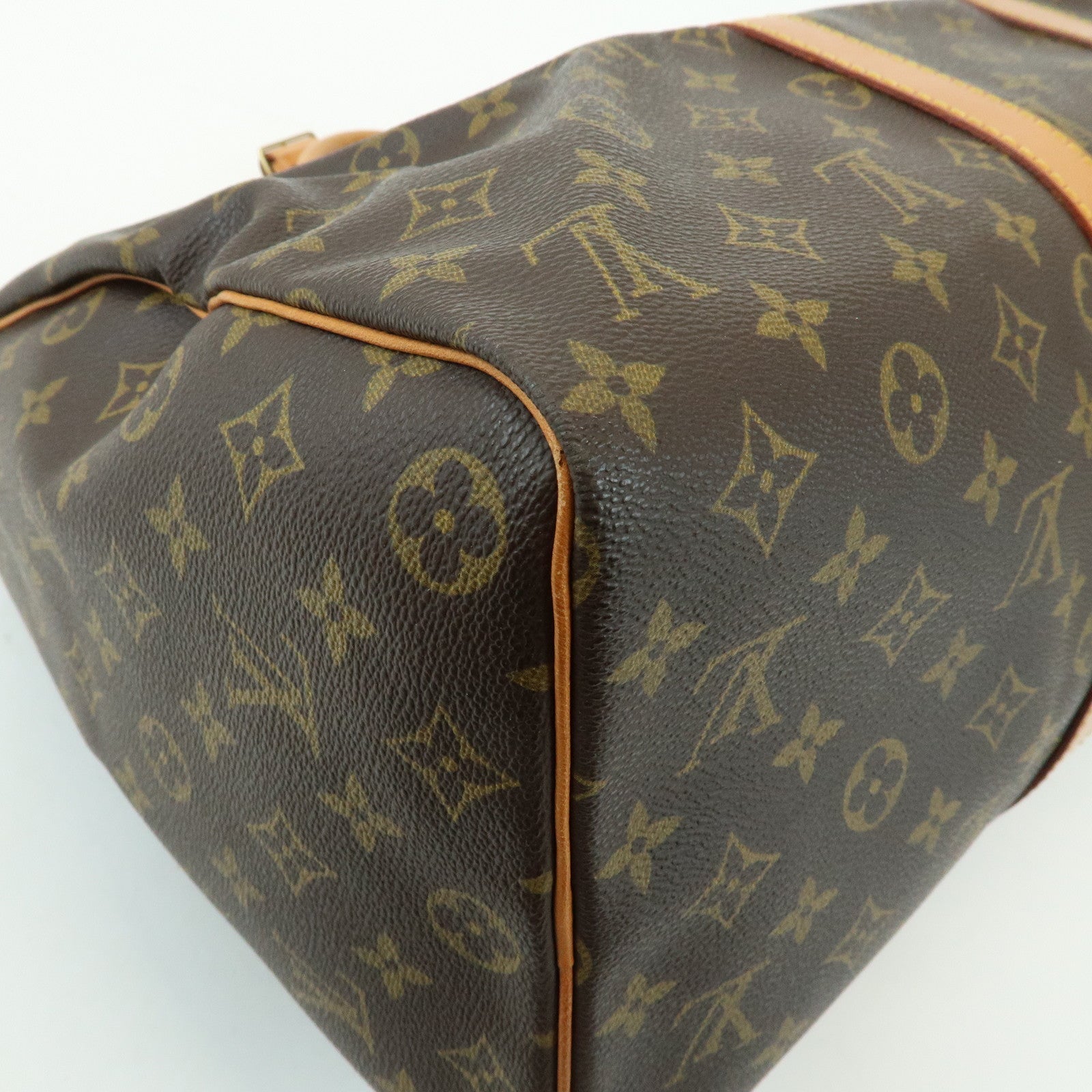 Louis Vuitton Monogram  Keep All 45 CanvasBoston Bag Brown M41428