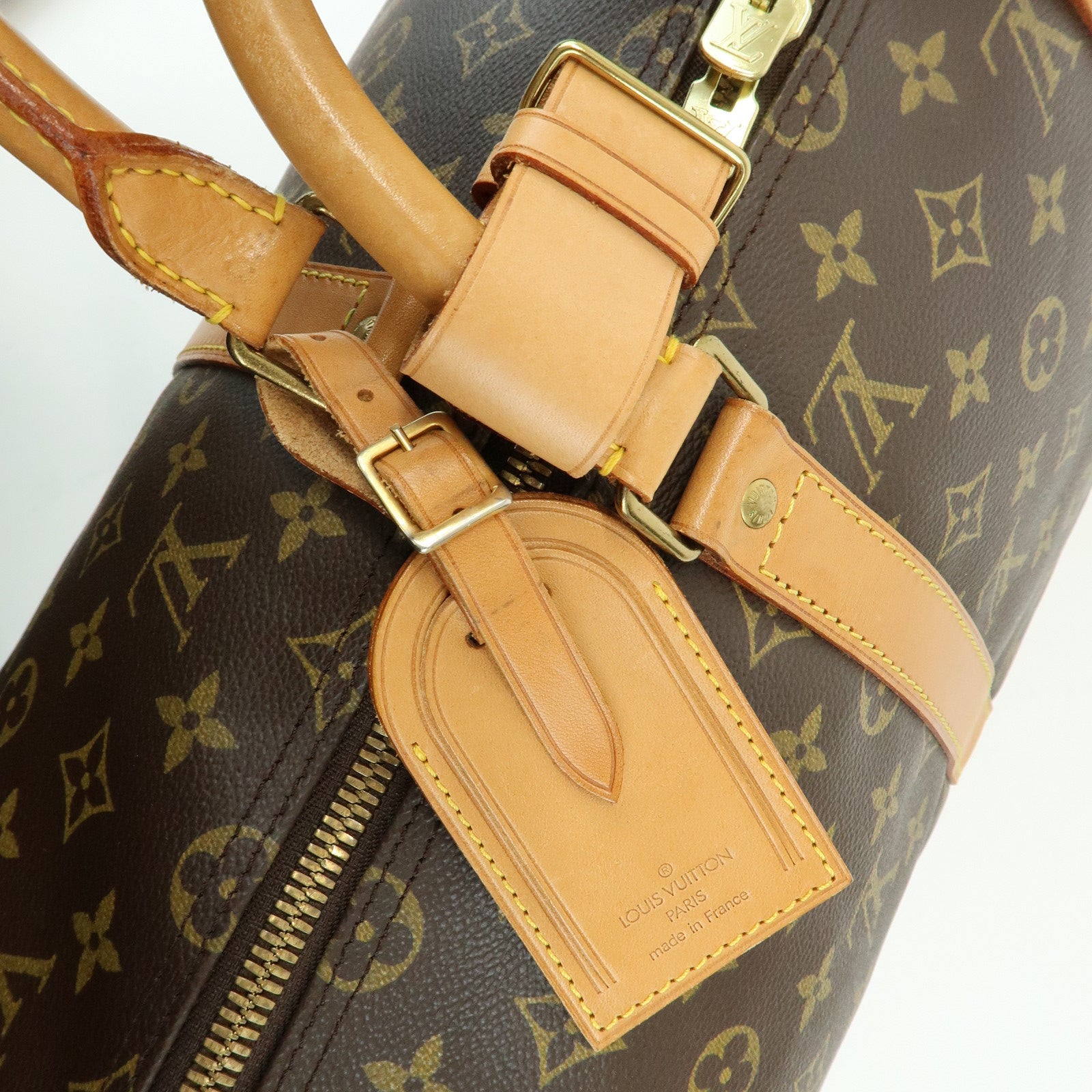 Louis Vuitton Monogram Keep All Bandouliere 50 Boston Bag M41416