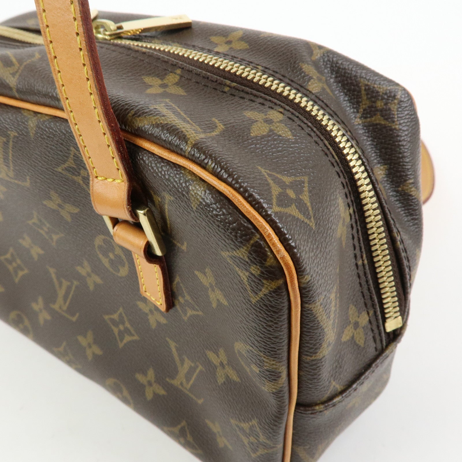 Louis Vuitton Monogram Cite MM Shoulder Bag Hand Bag Brown M51182