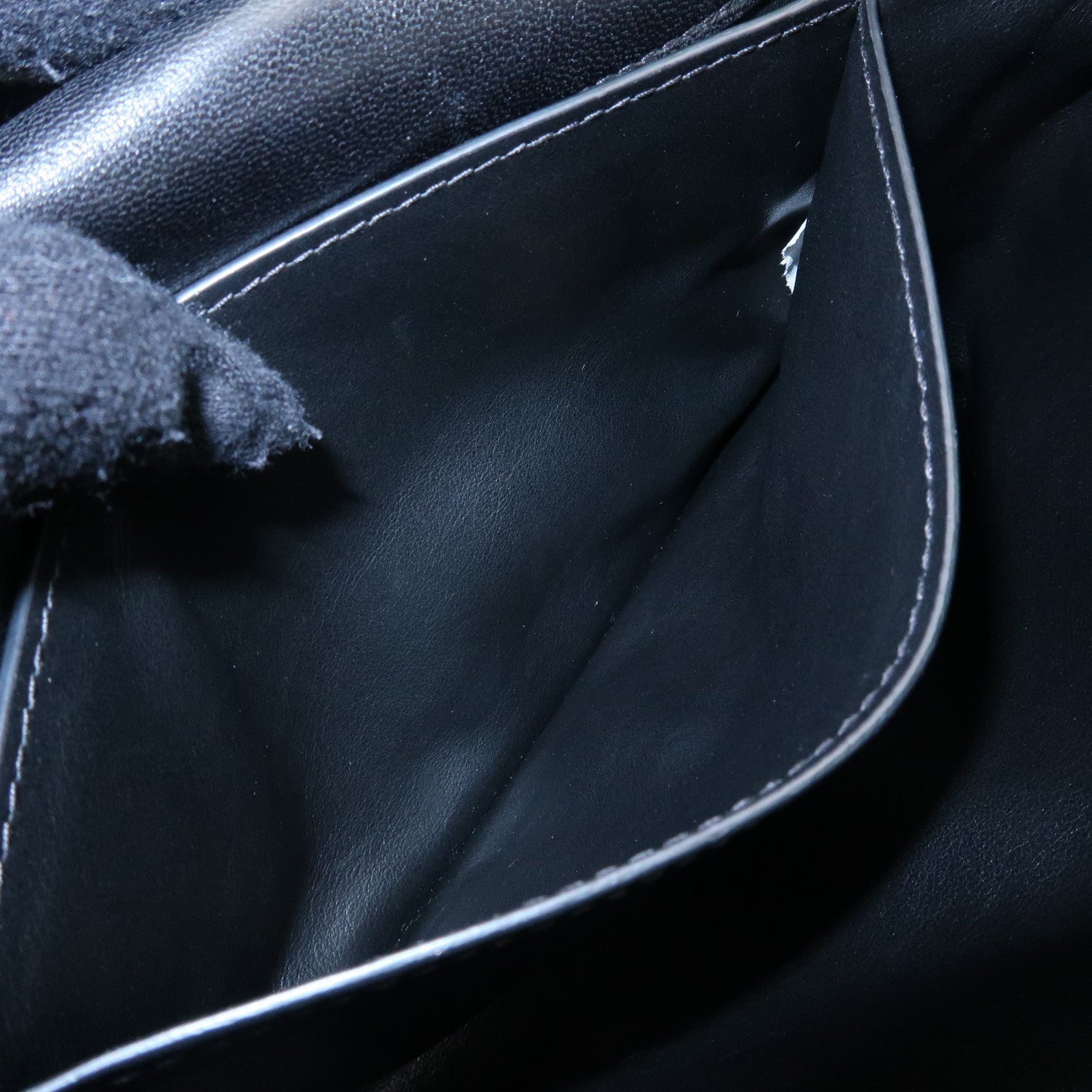 BOTTEGA VENETA Intrecciato Nappa Leather Shoulder Bag Black 600519