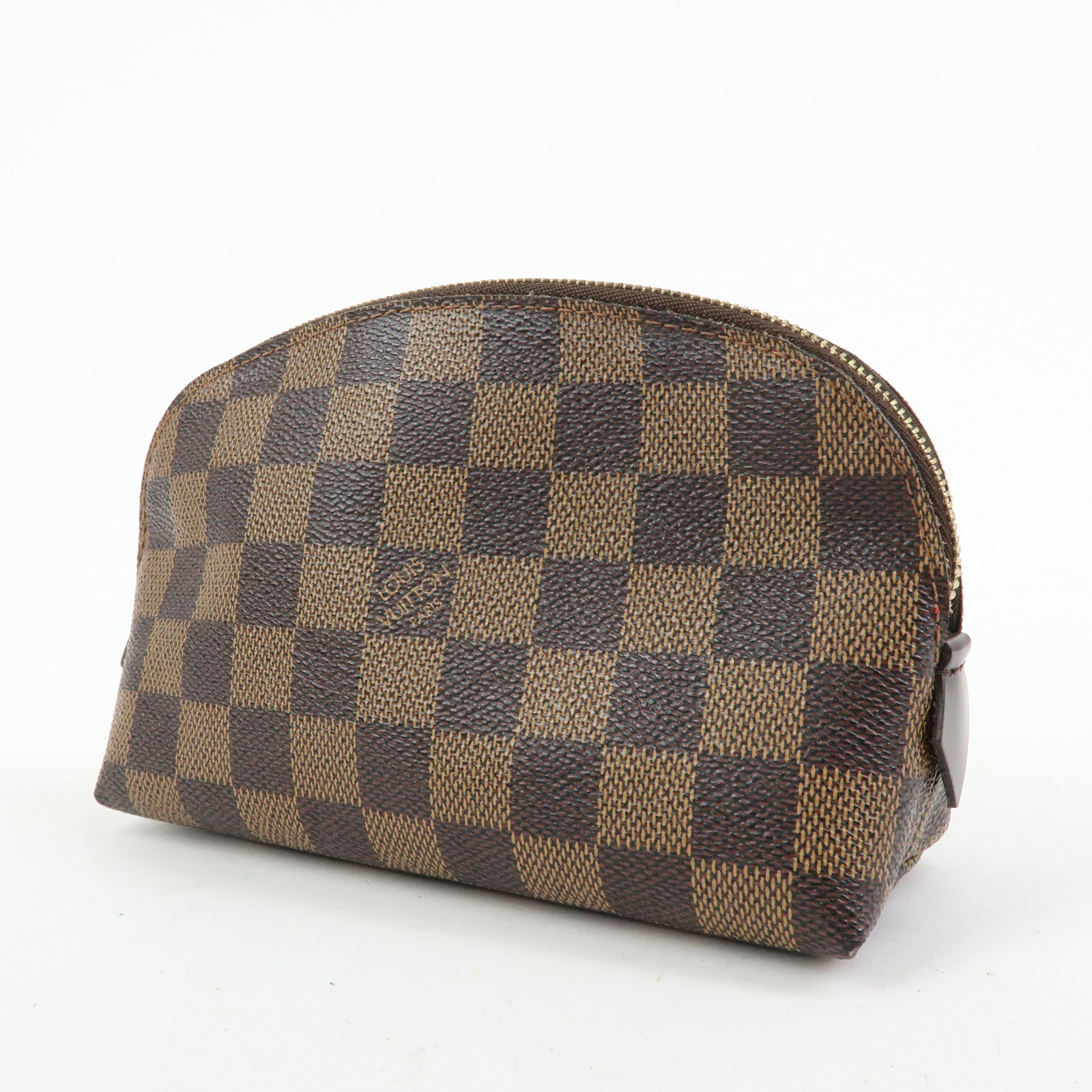 Louis Vuitton Damier Pochette Cosmetic PM Pouch Brown N47516