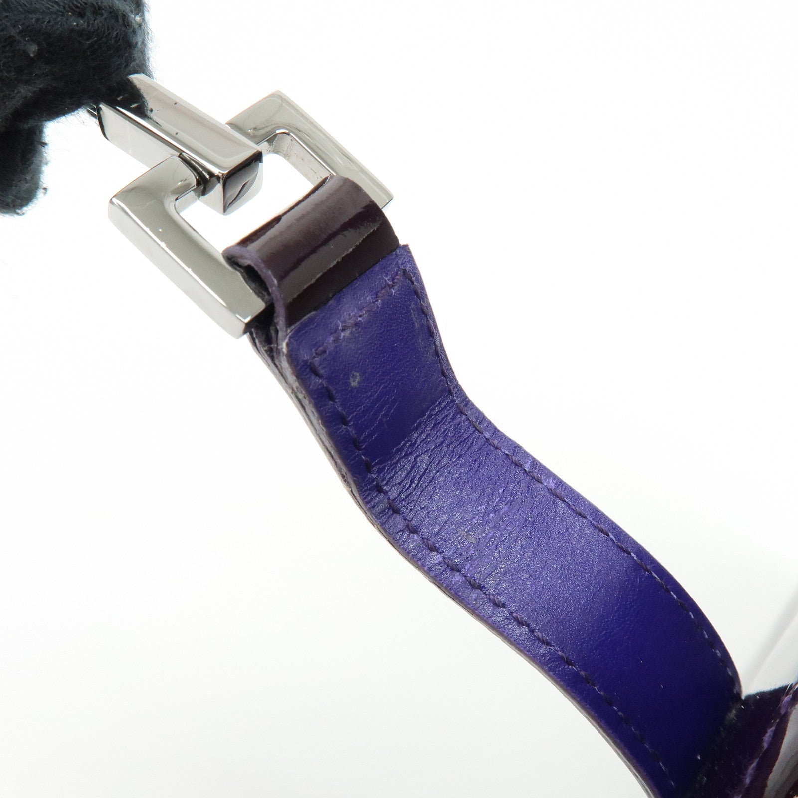 GUCCI Jackie Patent Leather Shoulder Bag Hand Bag Purple 001.3306