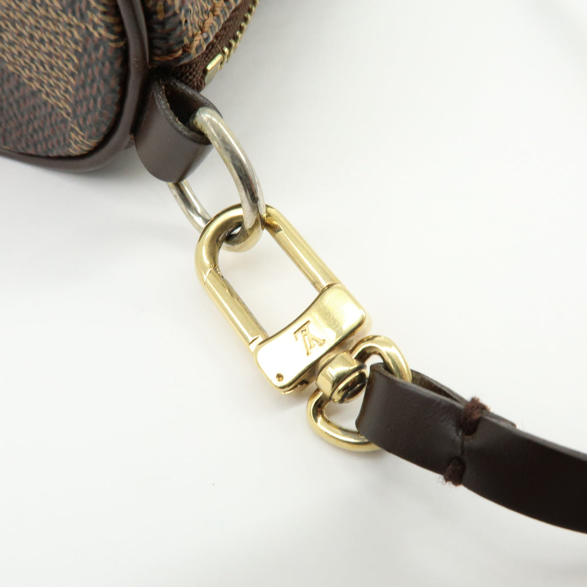 Louis Vuitton Damier Mini Pouch for Papillon Bag Ebene