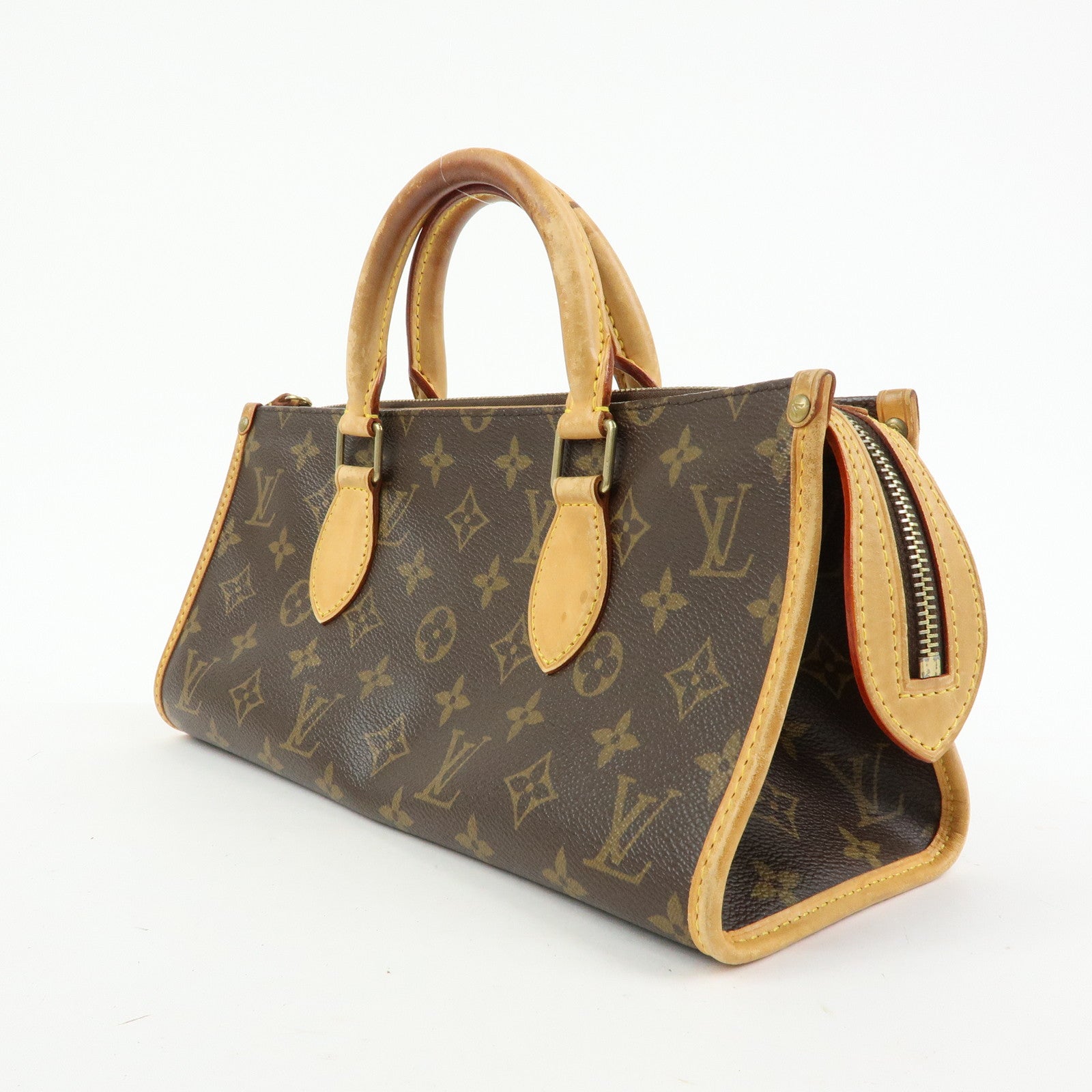 Louis Vuitton Monogram Canvas Popincourt Hand Bag Brown M40009