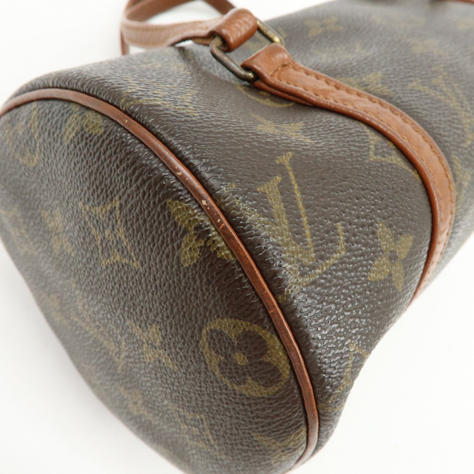 Louis Vuitton Monogram Papillon 26 Hand Bag Brown M51366