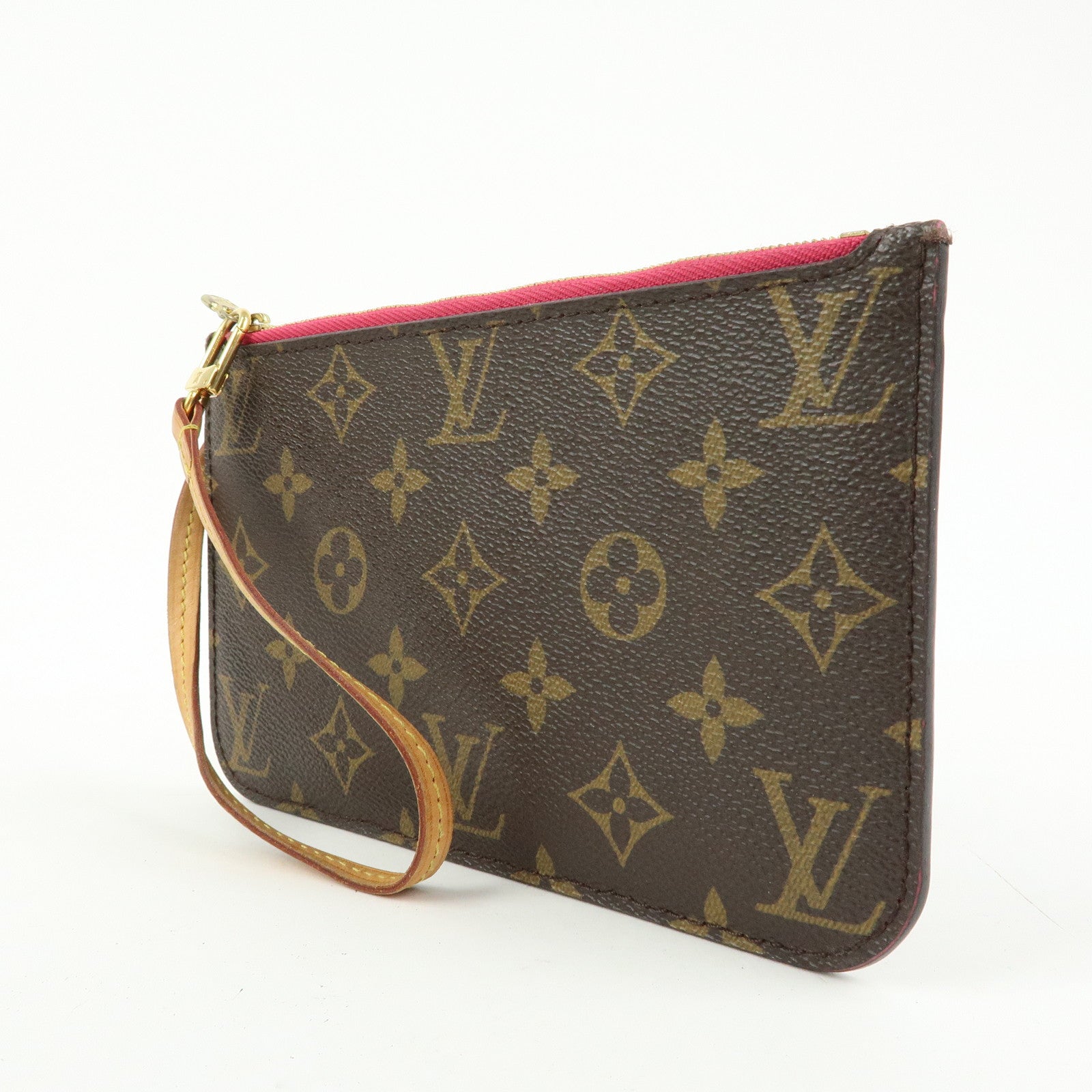 Louis Vuitton Monogram Canvas Pouch for Neverfull PM Tote Bag Pivoine