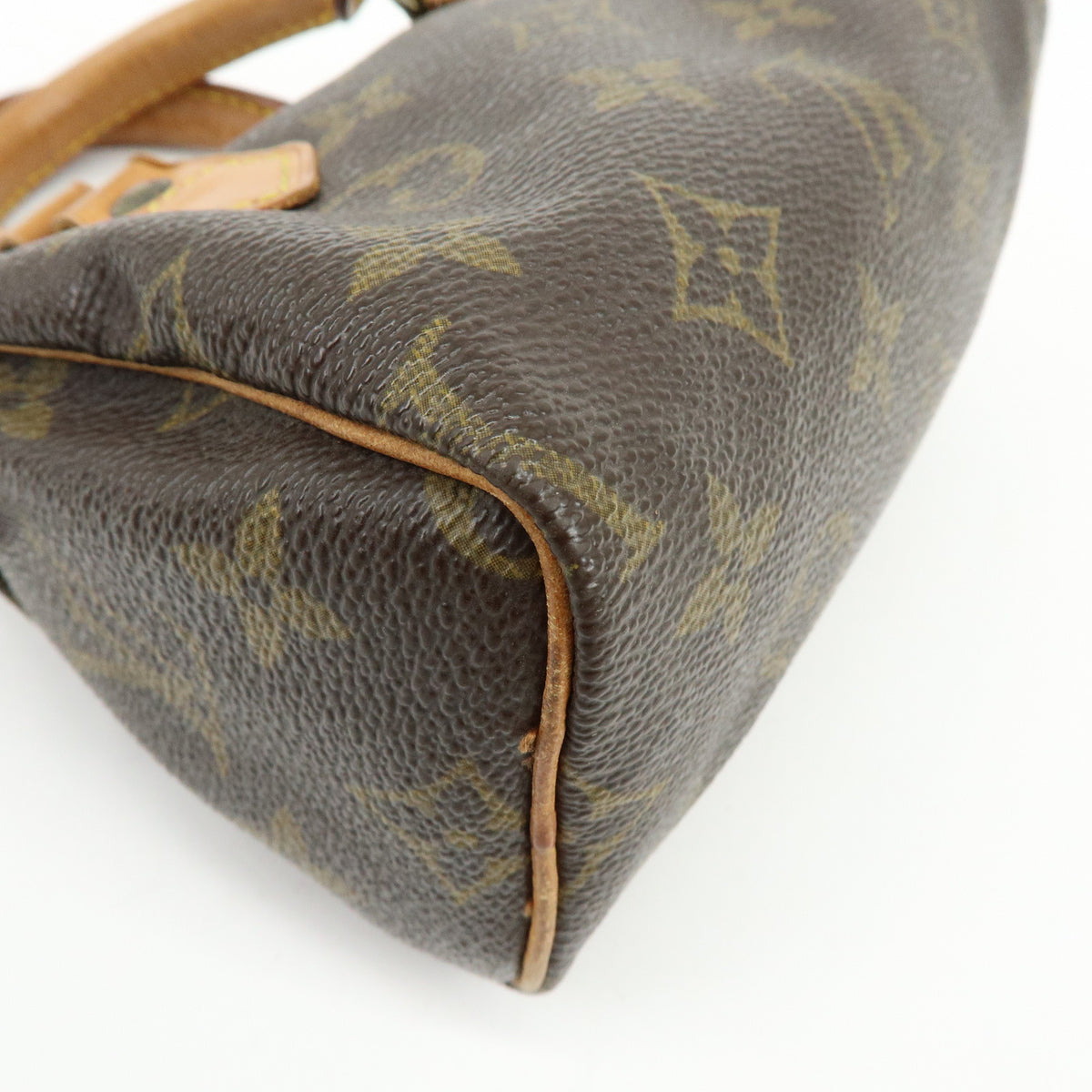 Louis Vuitton Monogram Mini Speedy Hand Bag Brown M41534 J75011 Lot
