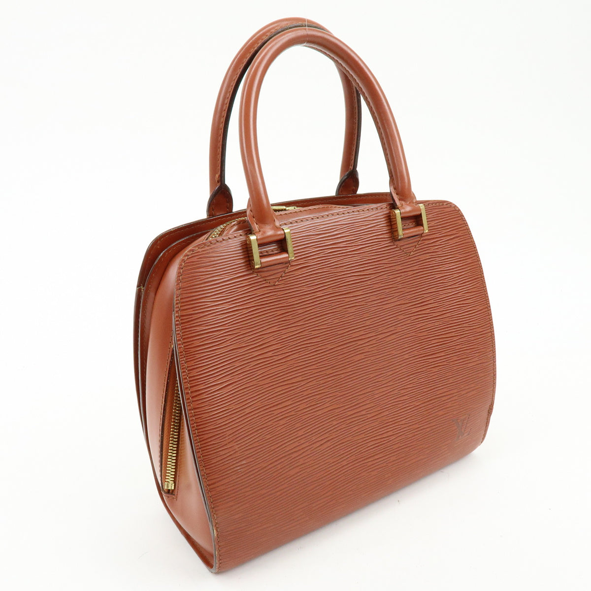 Luois Vuitton Epi Leather Pont Neuf Hand Bag Kenya Brown M52053