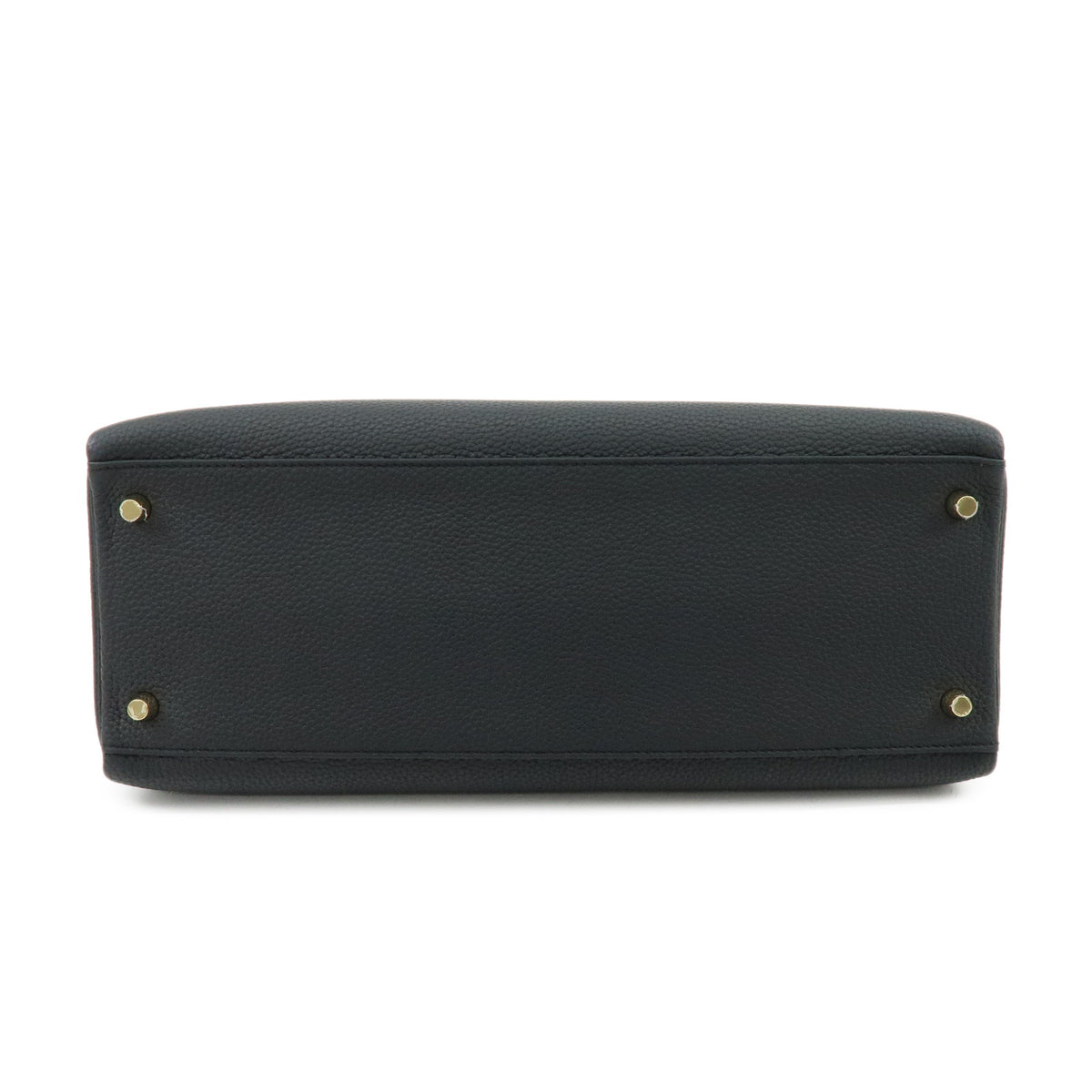 HERMES Kelly 35 Retourne Togo Leather 2Way Bag D Stamped Black