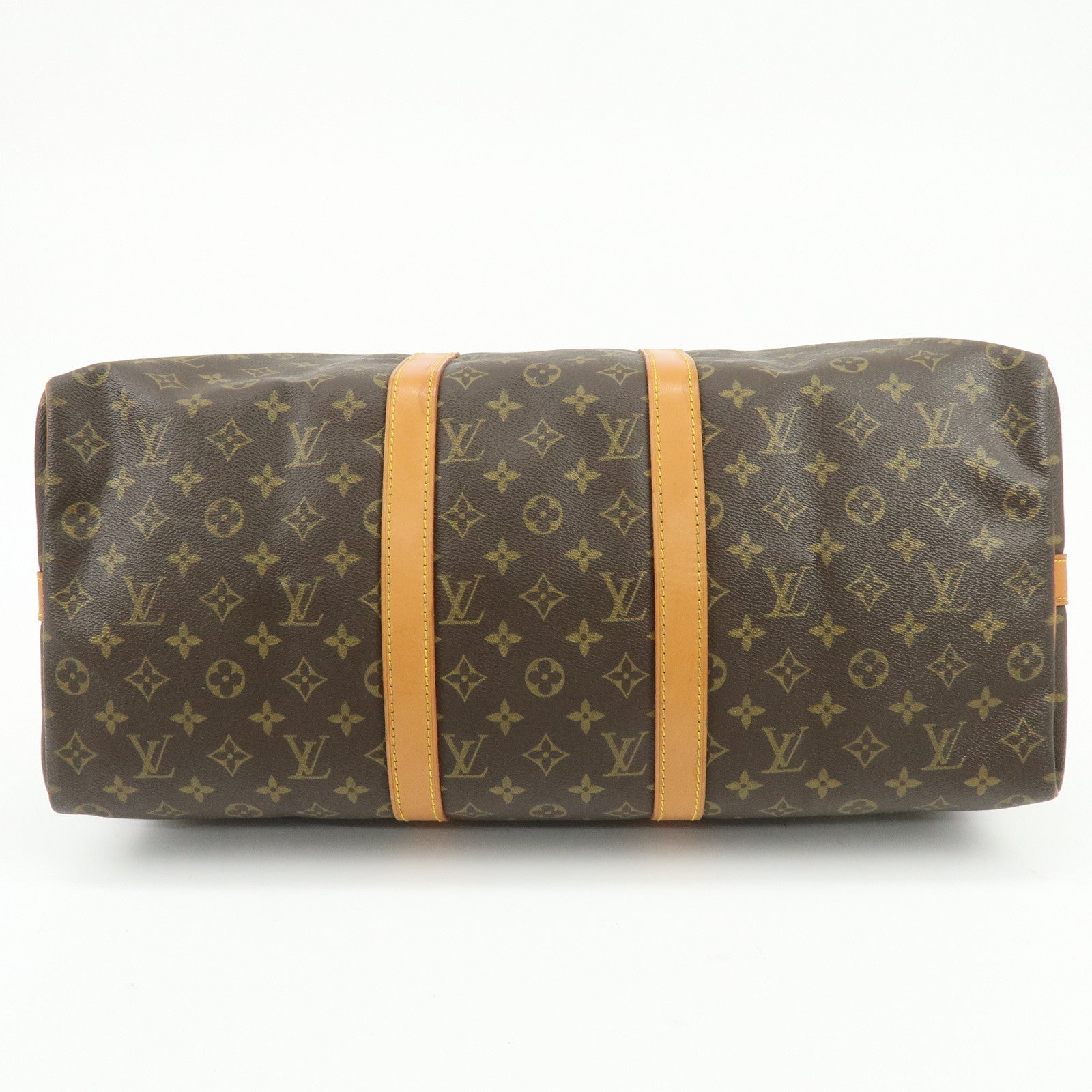Louis Vuitton Keep All Bandouliere 50 Boston Bag Brown M41416