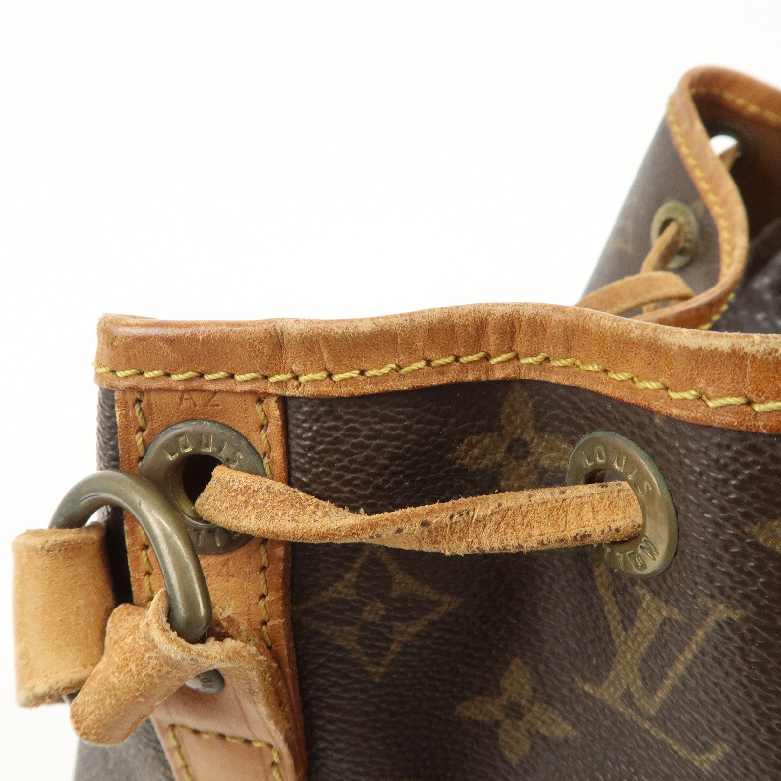 Louis Vuitton Monogram Petit Noe Shoulder Bag Brown M42226 Used