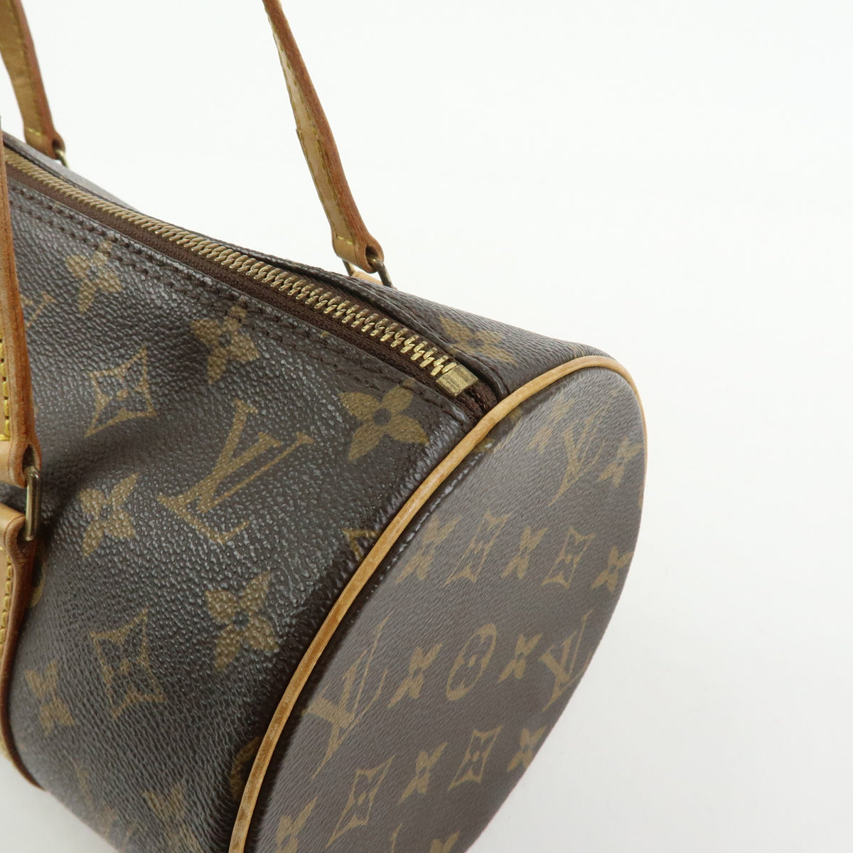 Louis Vuitton Monogram Papillon 30 Hand Bag Brown M51385