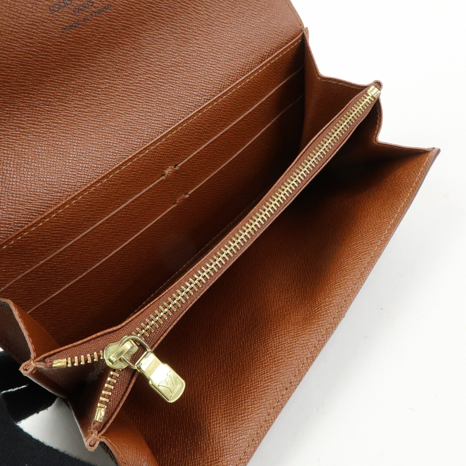 Louis Vuitton Monogram Porte Monnaie Credit Long Wallet M61726